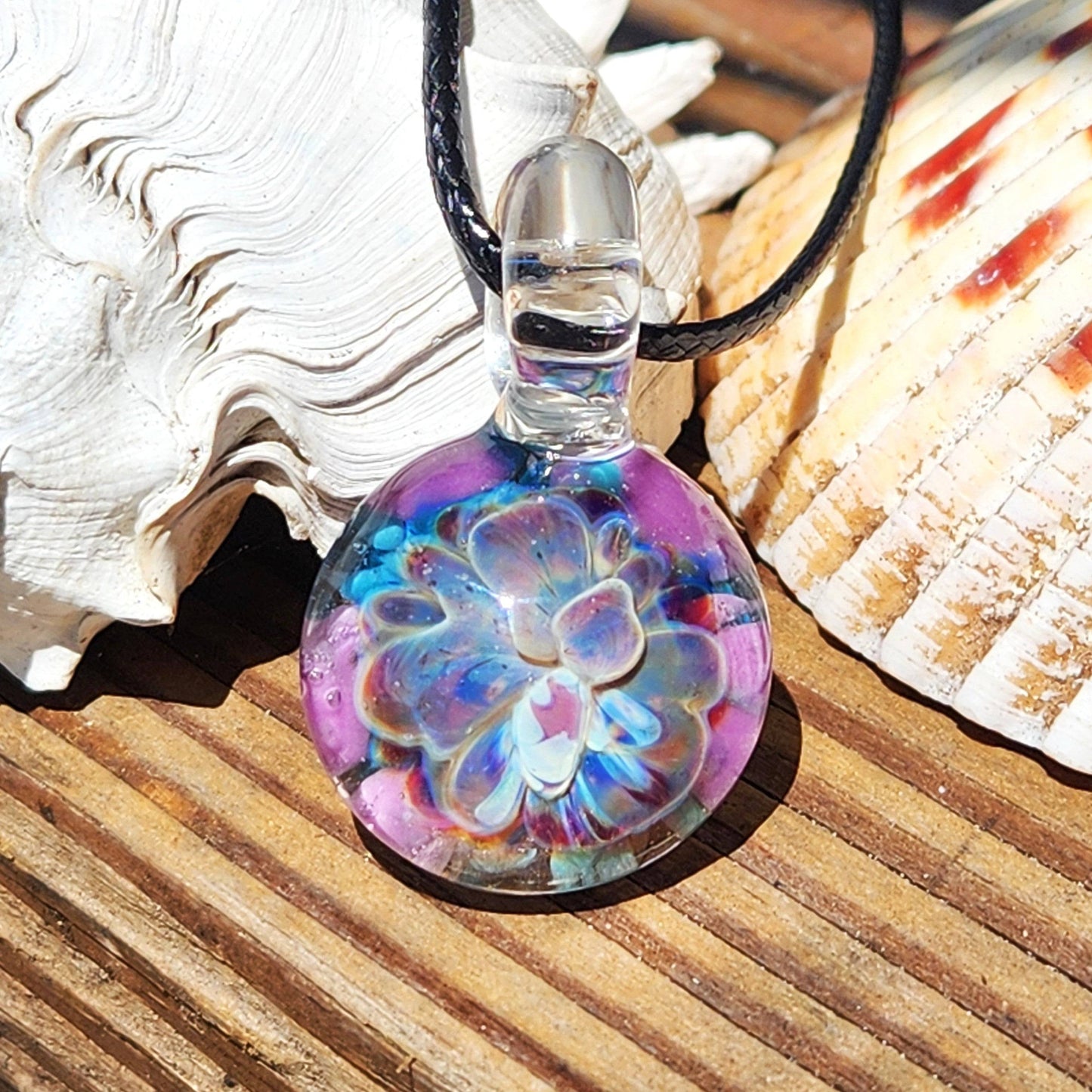Small Glass Pendant Necklace