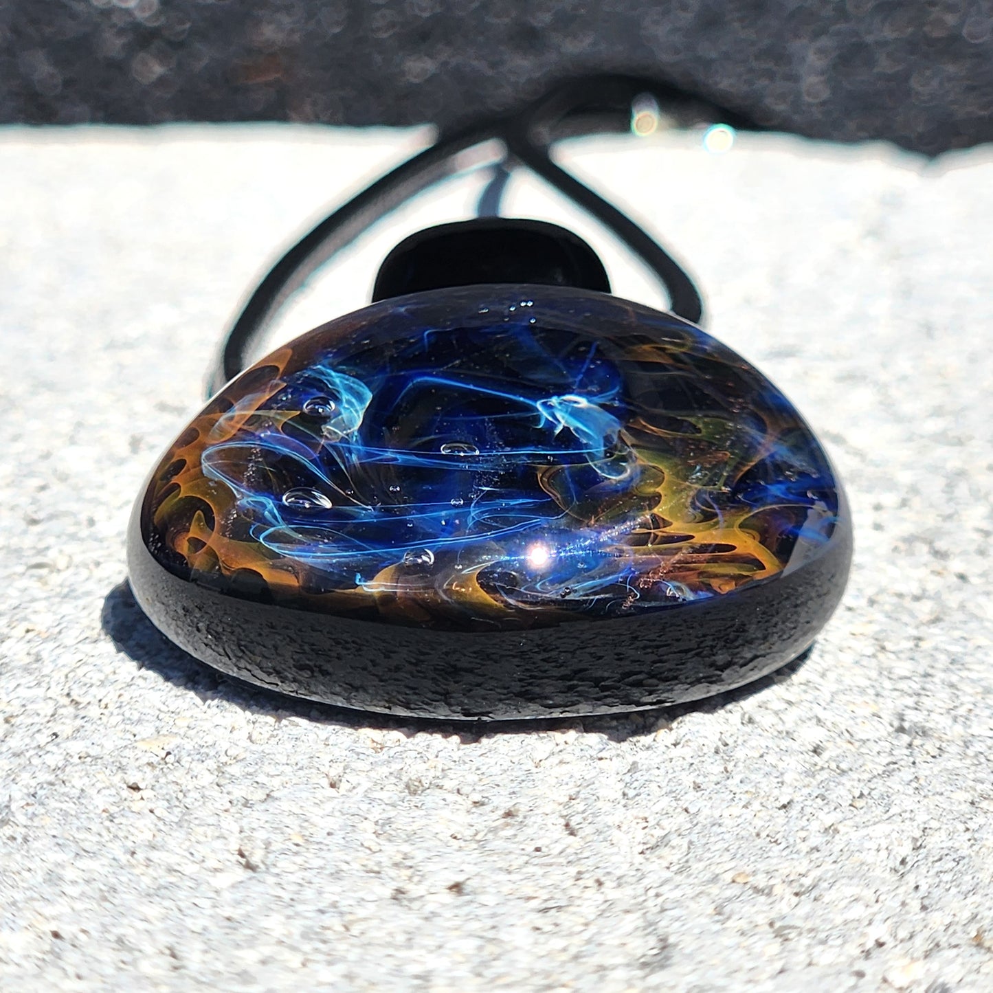Galaxy Glass Pendant Necklace