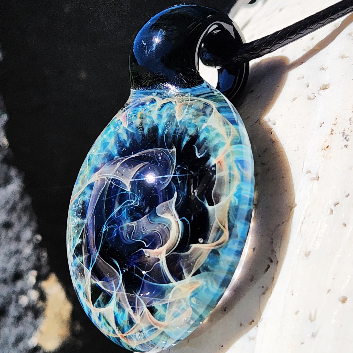 Blown Glass Pendant – One-of-a-Kind Statement Jewelry