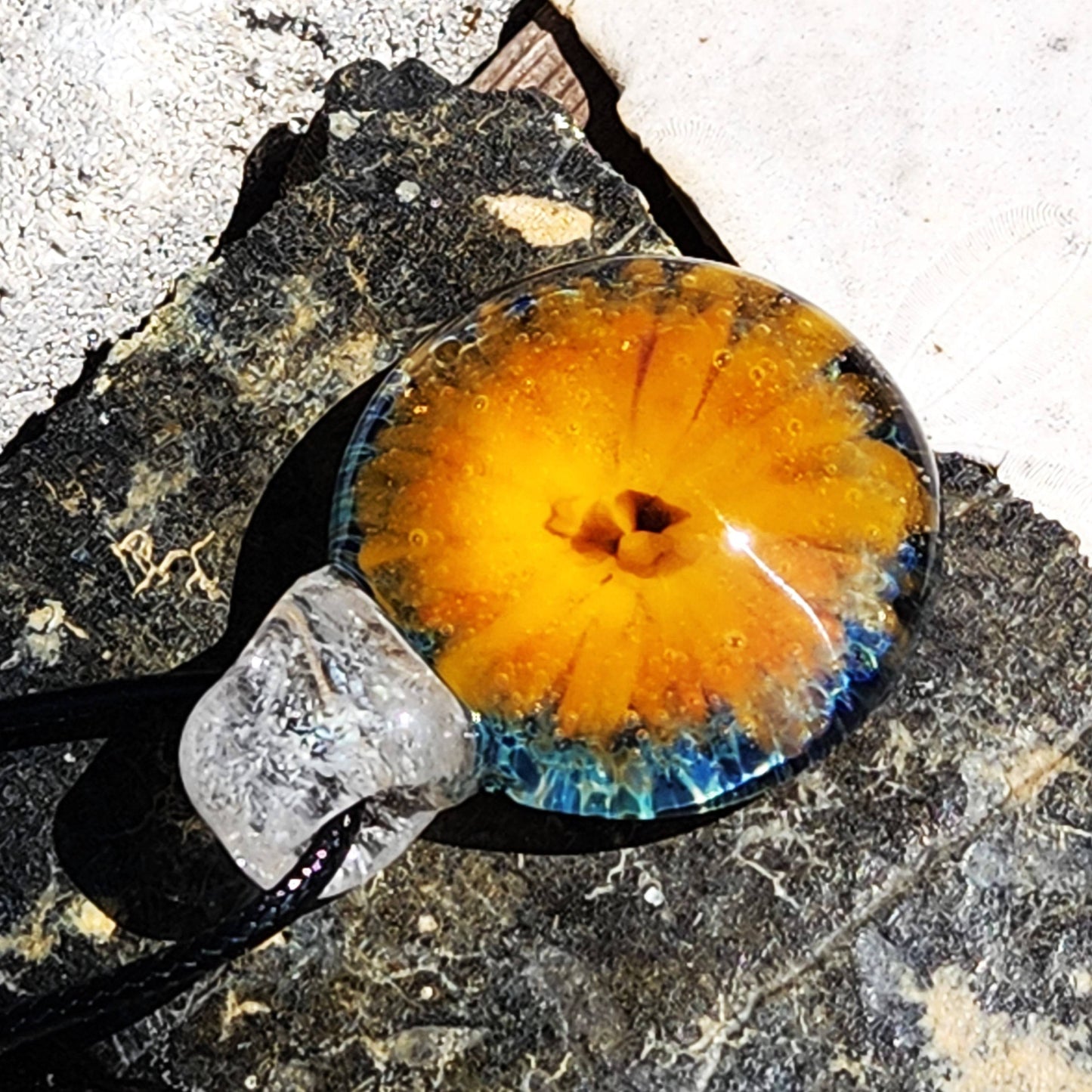 Handmade Blown Glass Pendant: Statement Pieces for the Fashion Forward DragonFireGlass