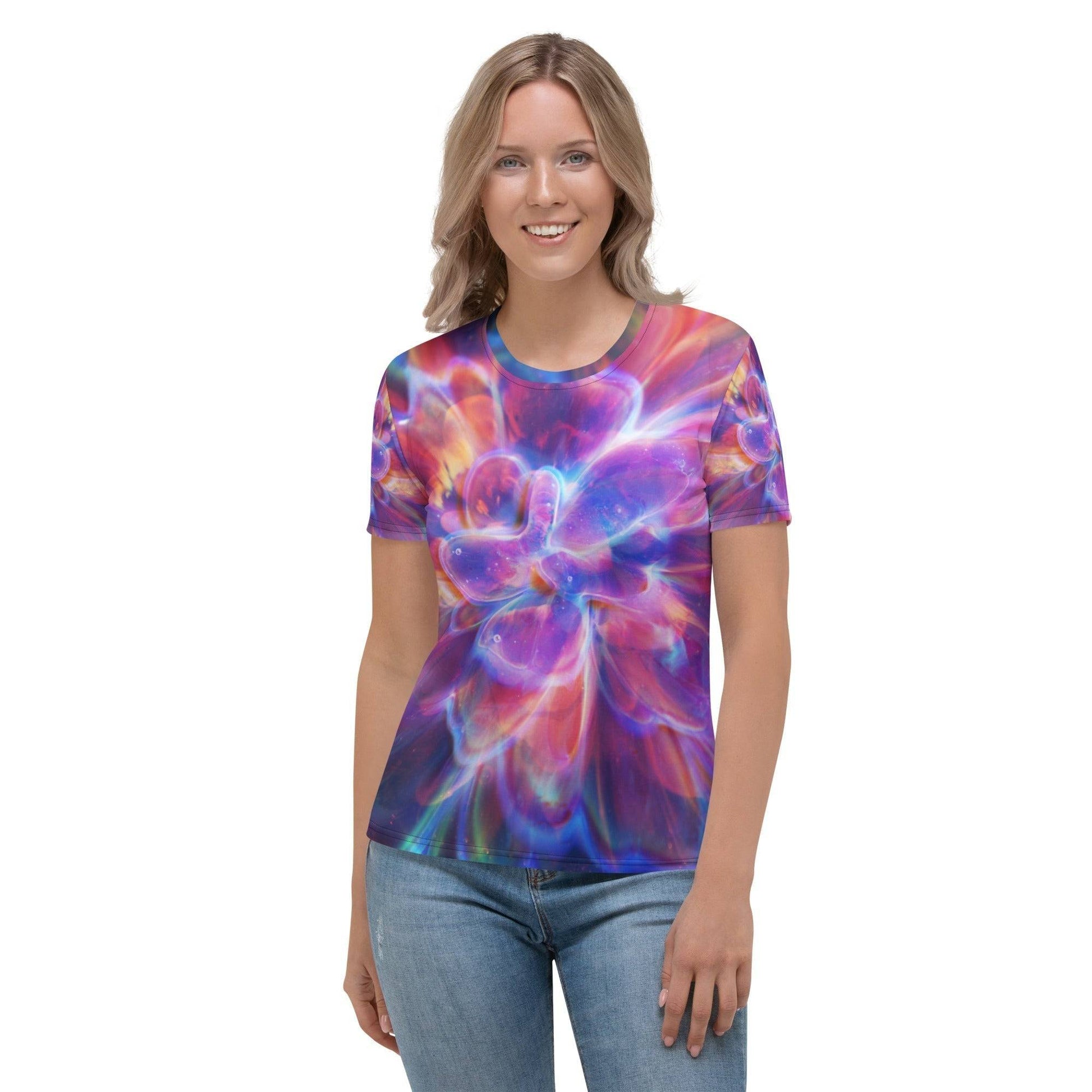 Women's T-shirt - Rainbow Rhapsody DragonFireGlass