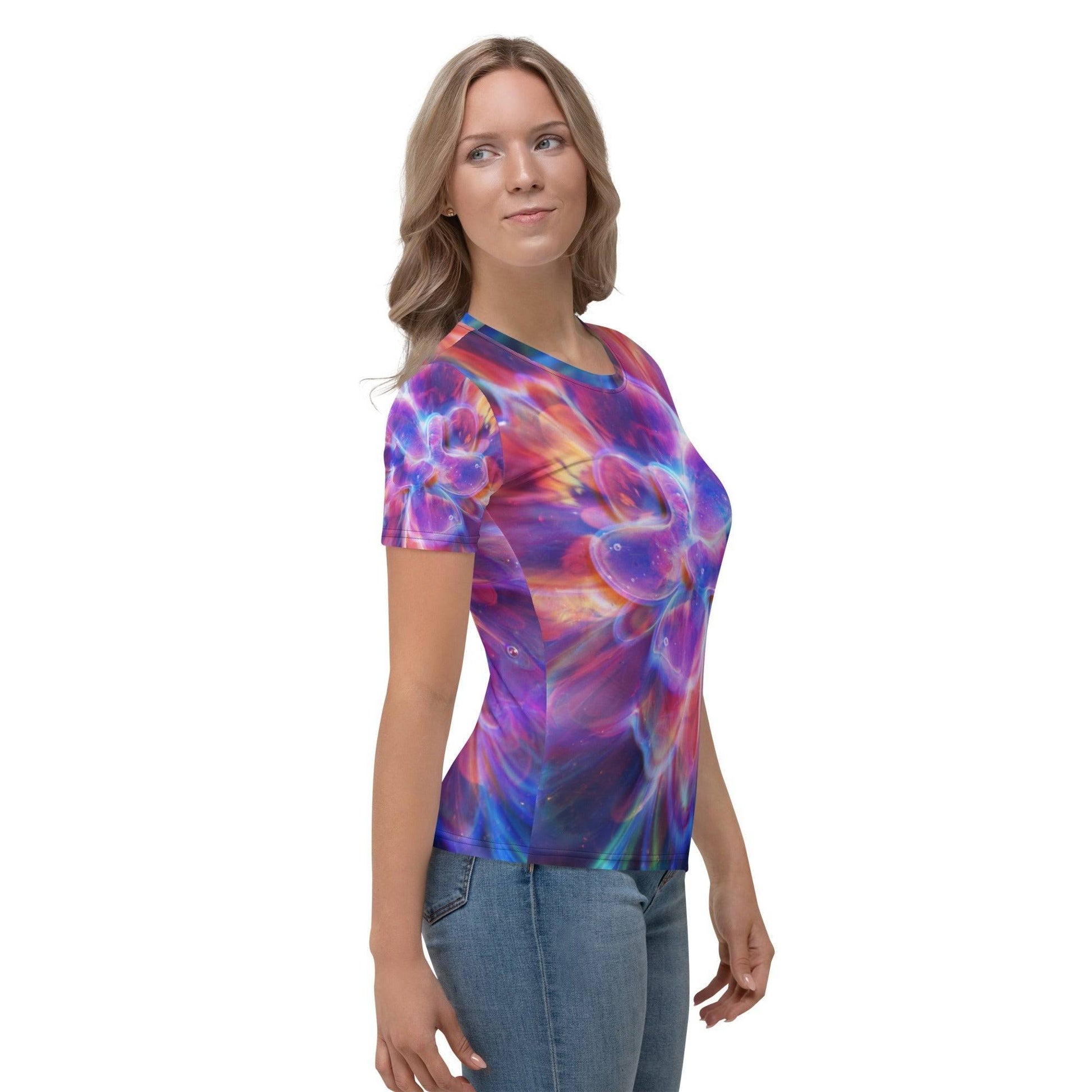 Women's T-shirt - Rainbow Rhapsody DragonFireGlass