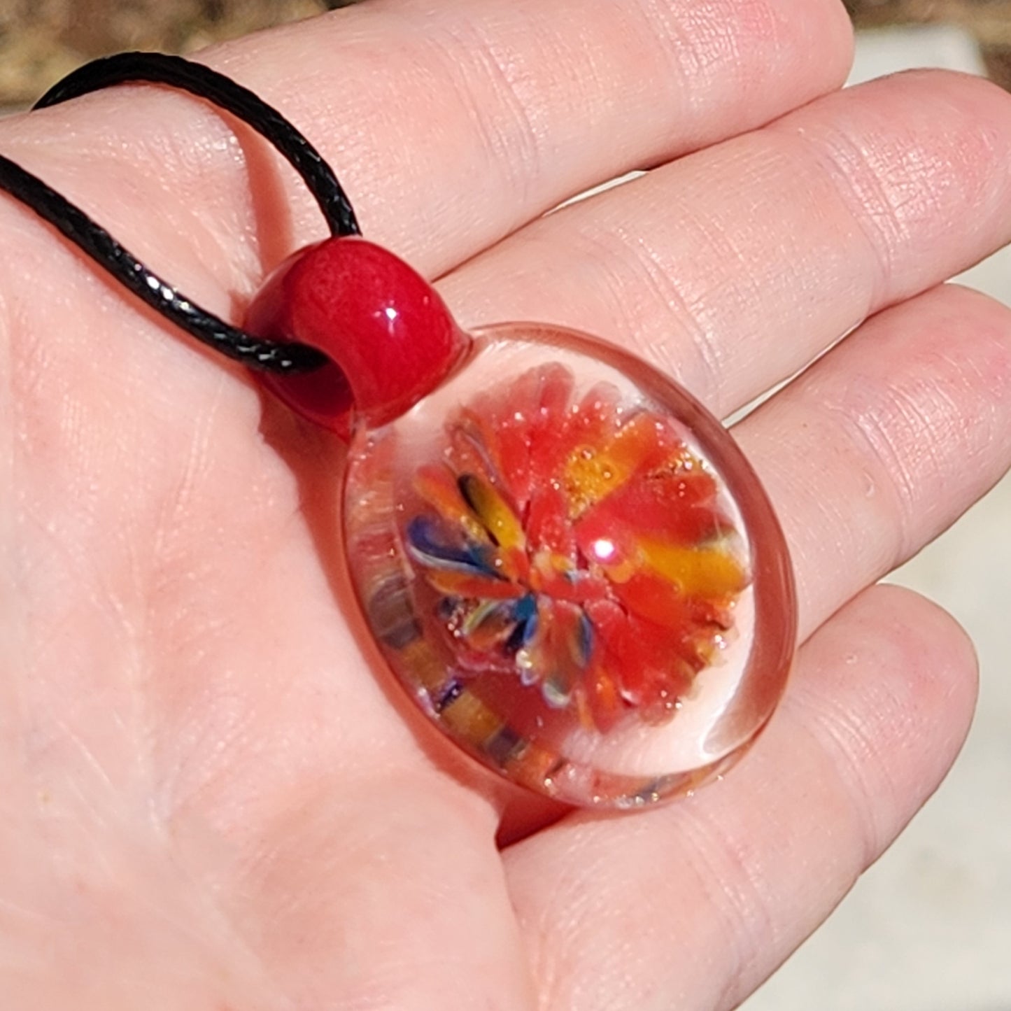 Glass Pendant Necklace: Unique Handcrafted Jewelry