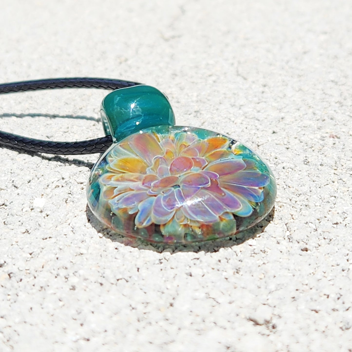 Small Handmade Glass Jewelry - Handblown Borosilicate Pendant