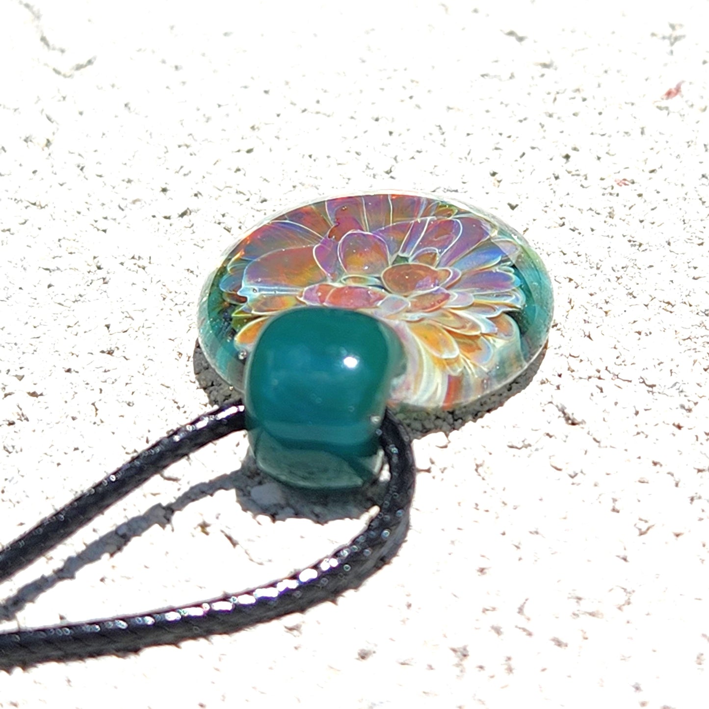 Small Handmade Glass Jewelry - Handblown Borosilicate Pendant