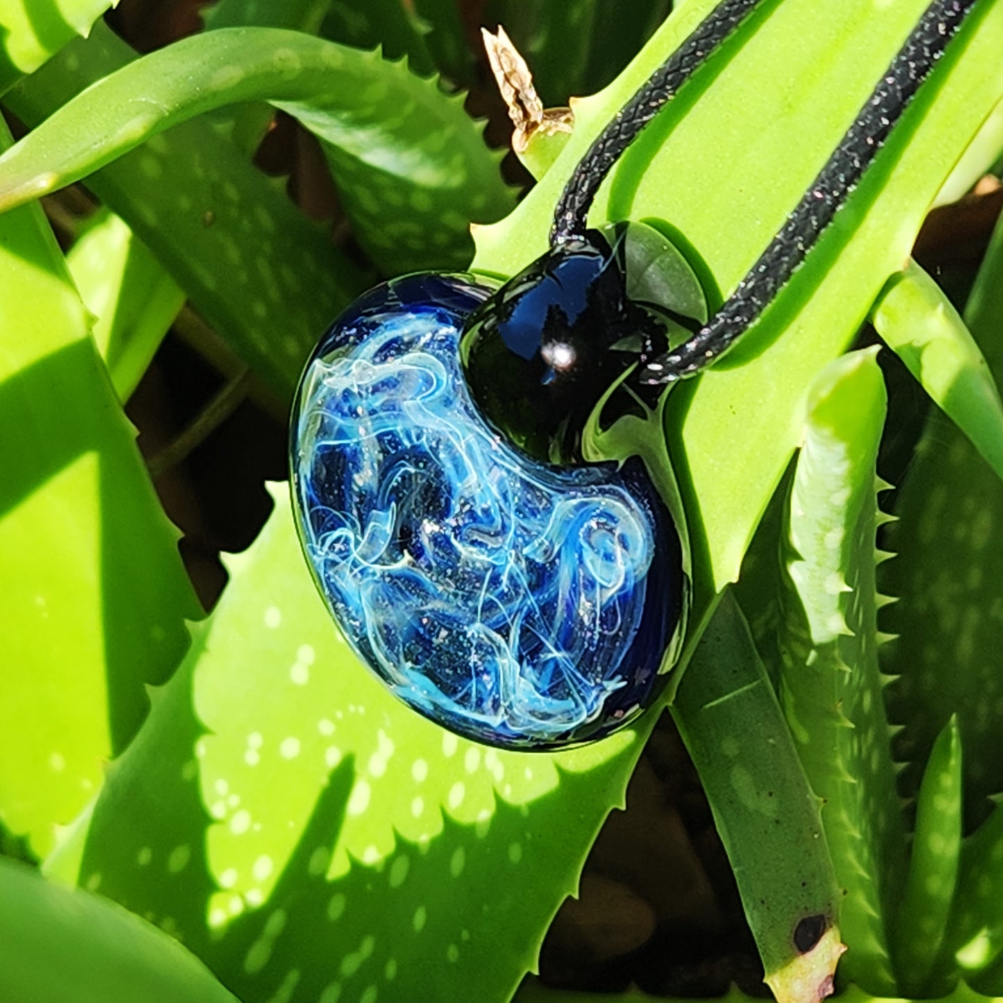 Blown Glass Necklace Jewelry Handmade