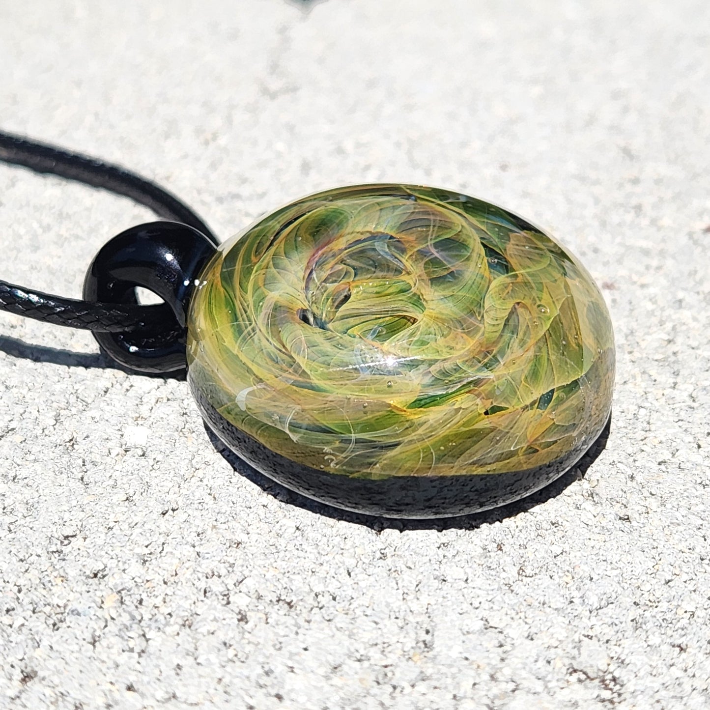 Blown Glass Necklace Jewelry Handmade