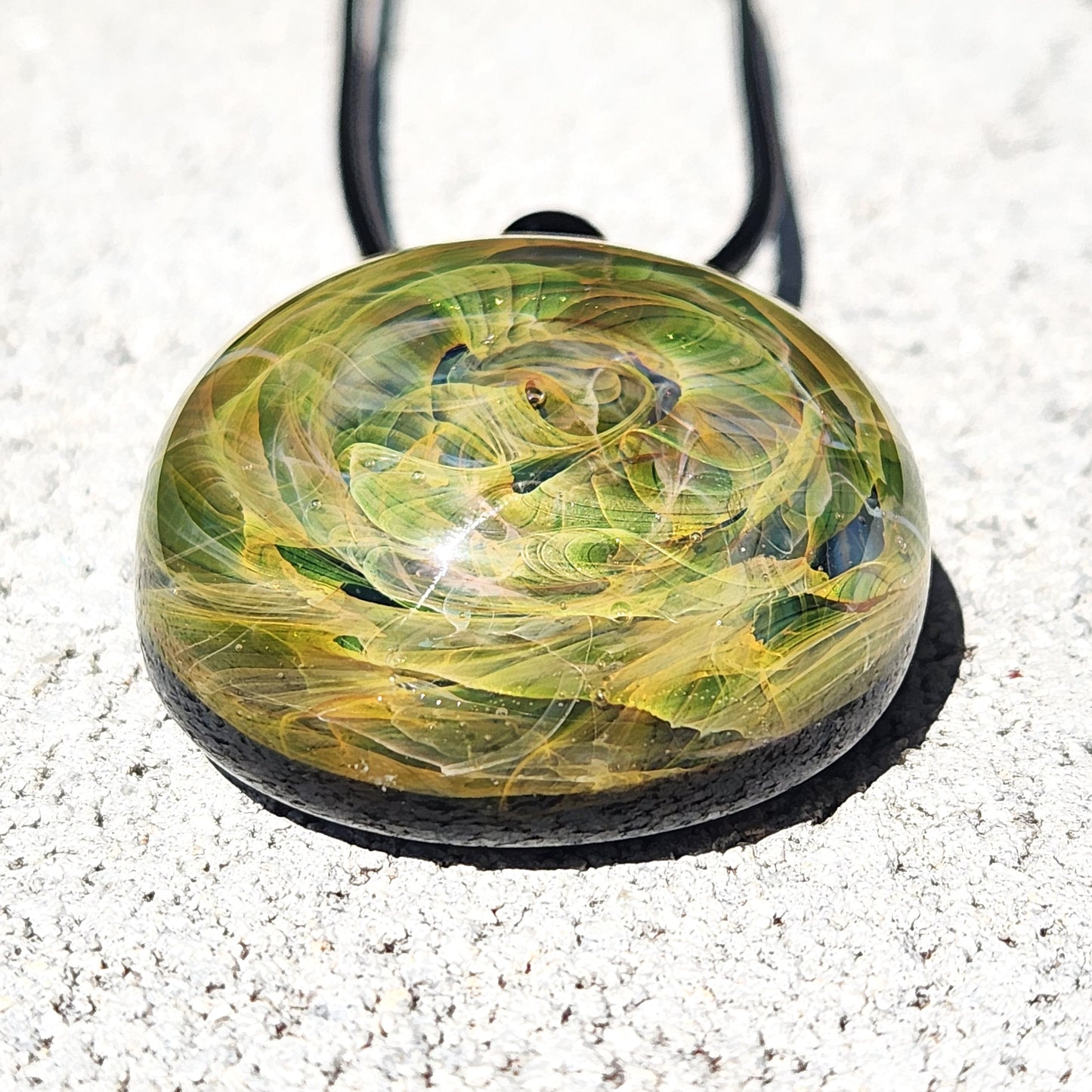 Blown Glass Necklace Jewelry Handmade