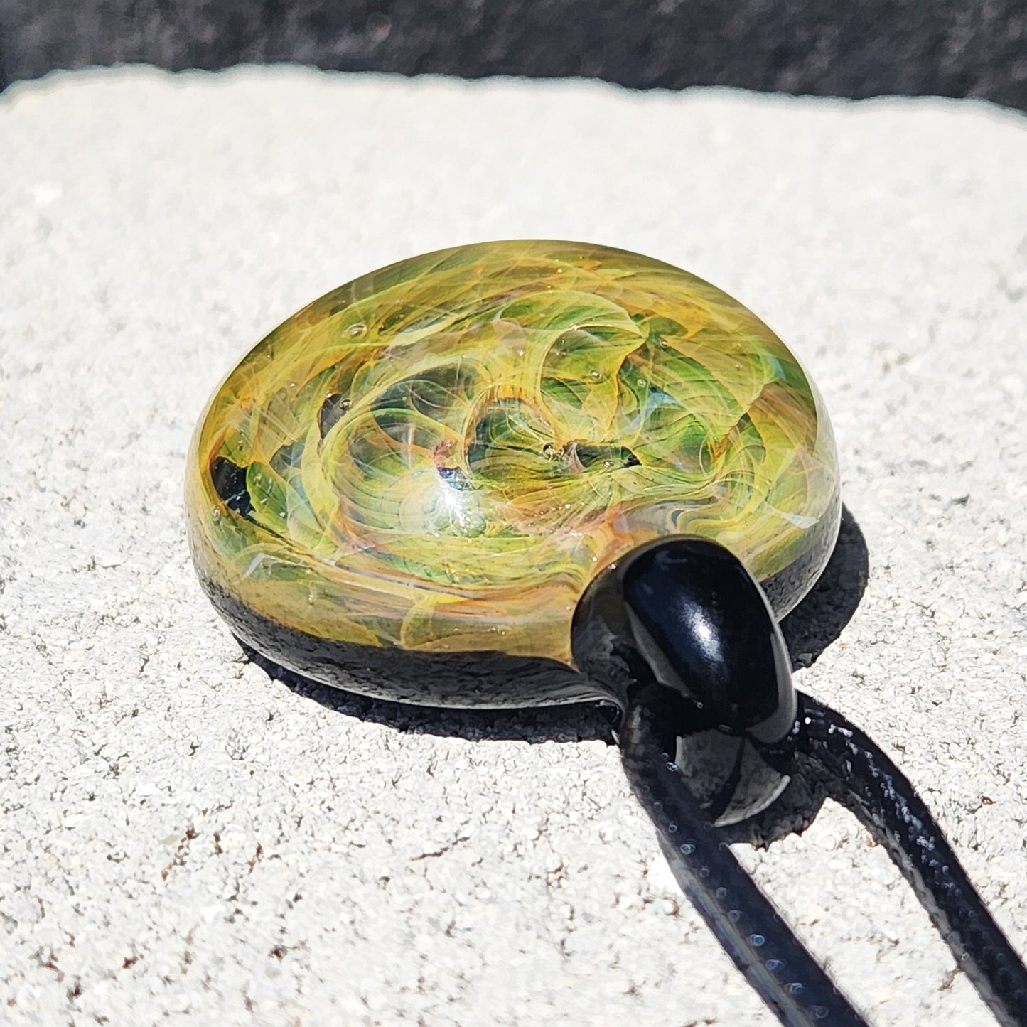 Blown Glass Necklace Jewelry Handmade