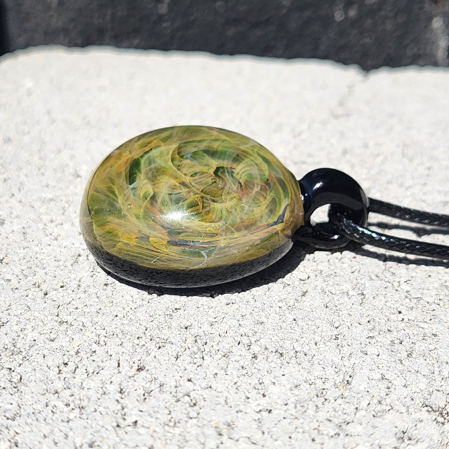 Blown Glass Necklace Jewelry Handmade