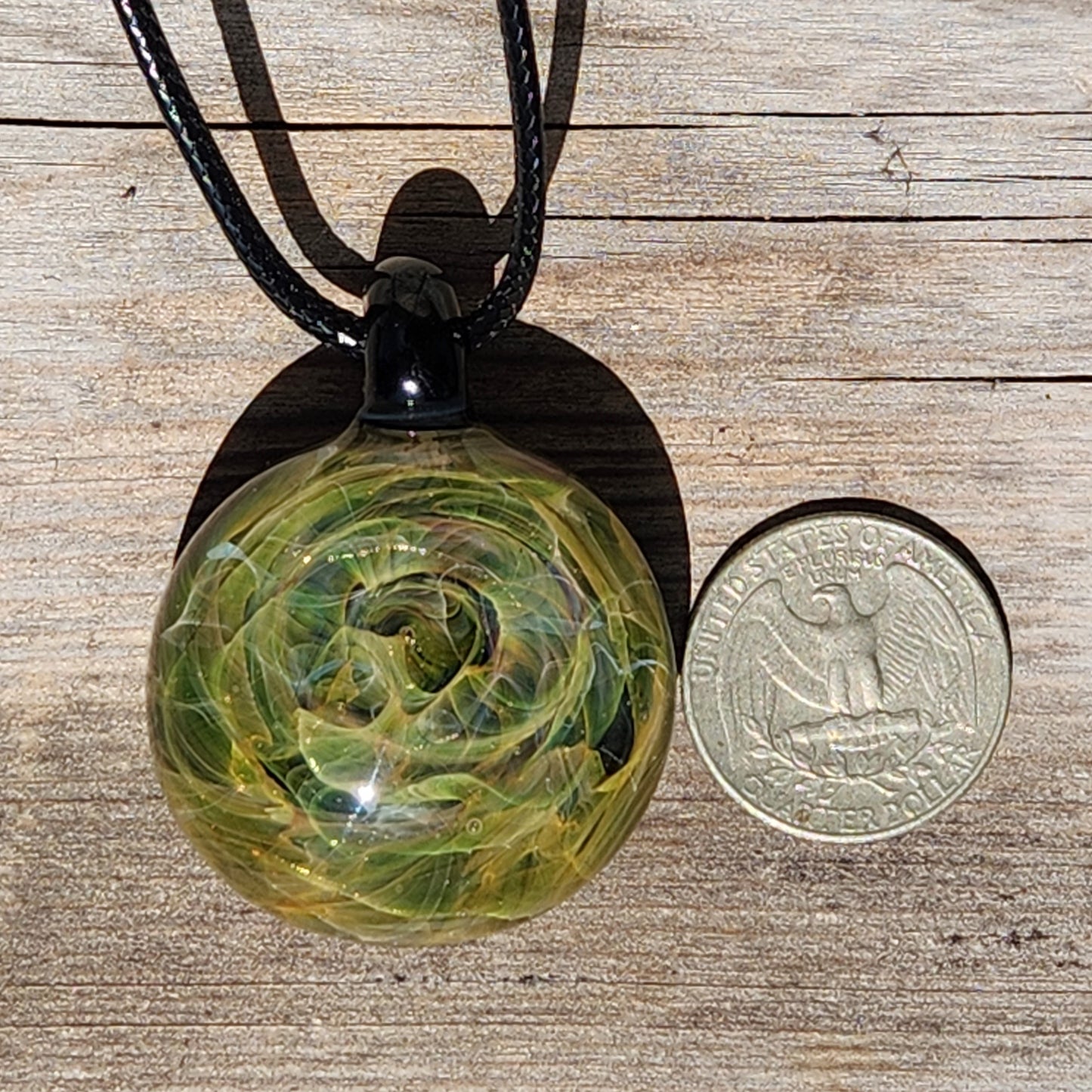 Blown Glass Necklace Jewelry Handmade