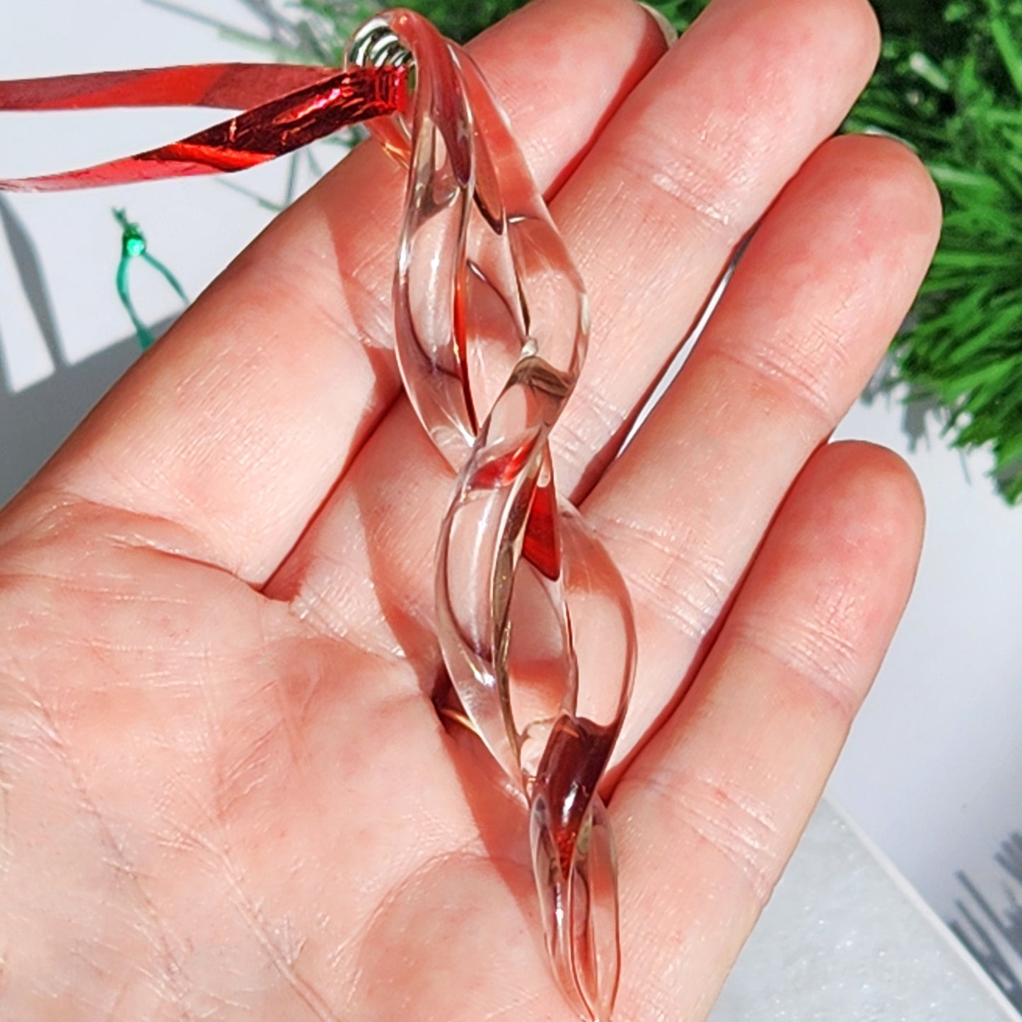 3 Handmade Glass Icicle Ornaments - Beautifully Wrapped for Holiday Giving!