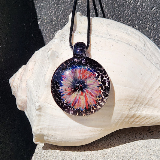 Handmade Blown Glass Pendant: Captivating Borosilicate Jewelry Designs