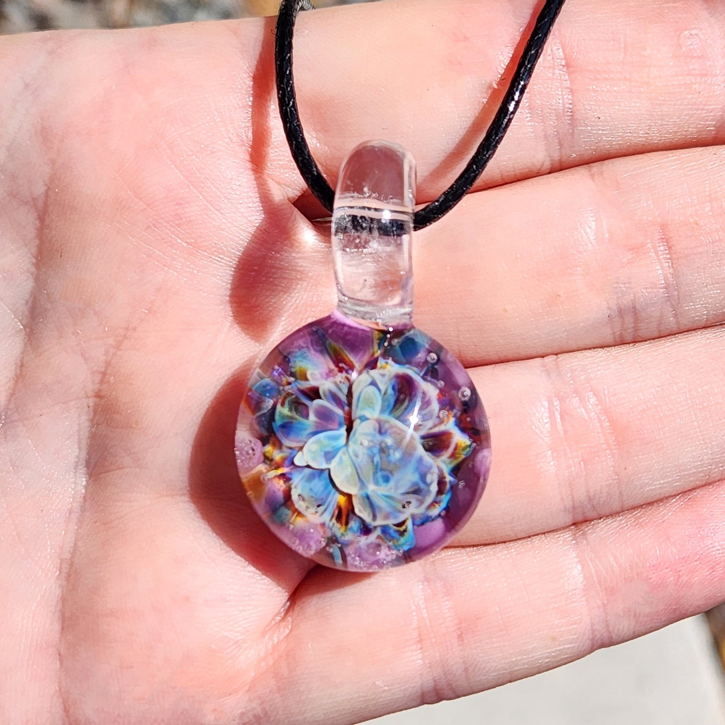 Handmade UV Glass Pendant