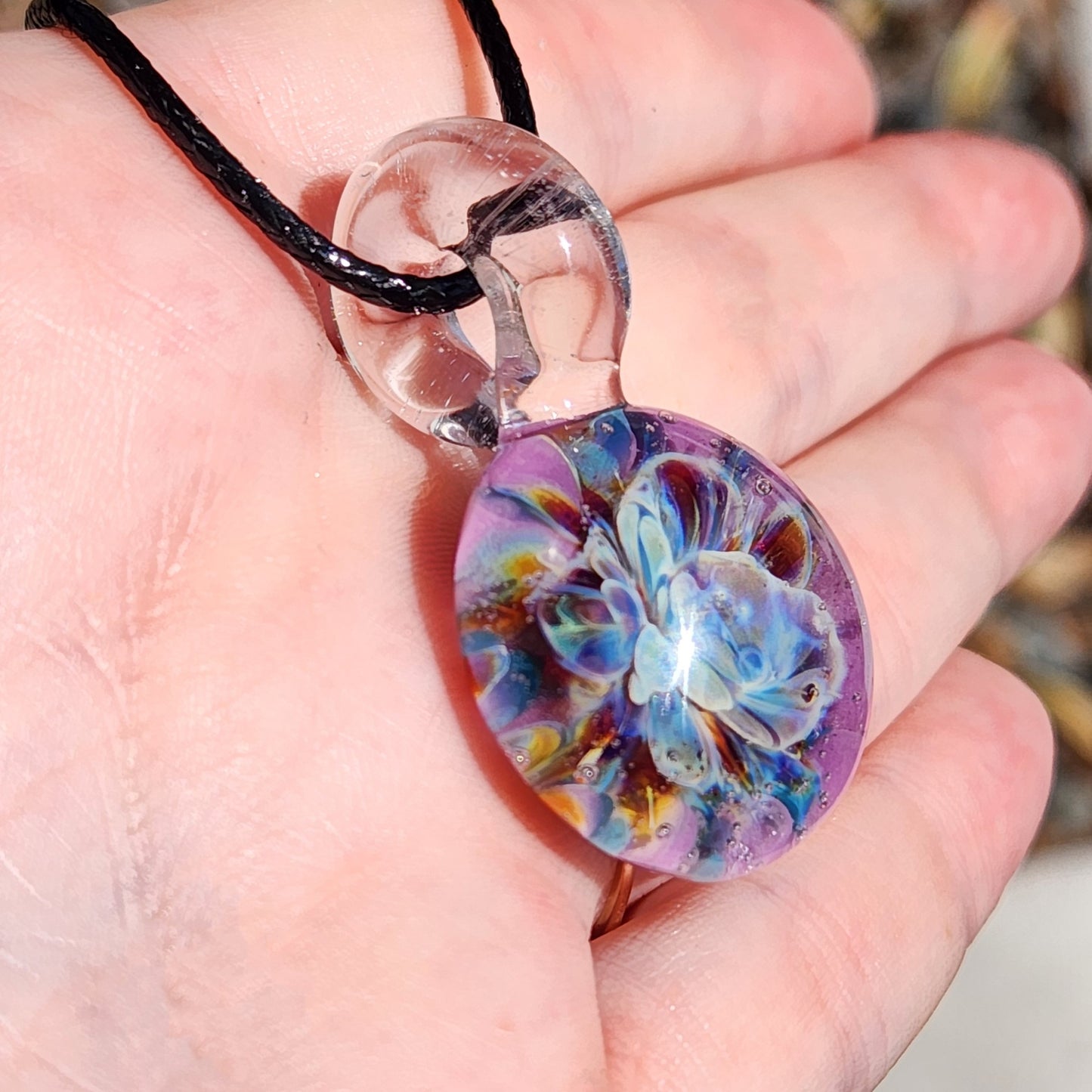 Handmade UV Glass Pendant