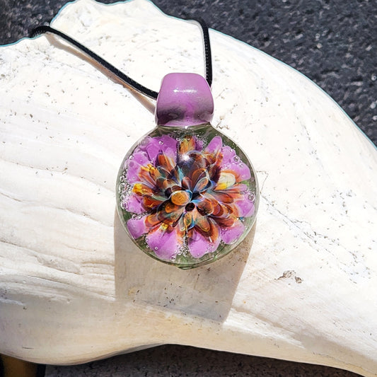 Handmade Multicolor Glass Pendant