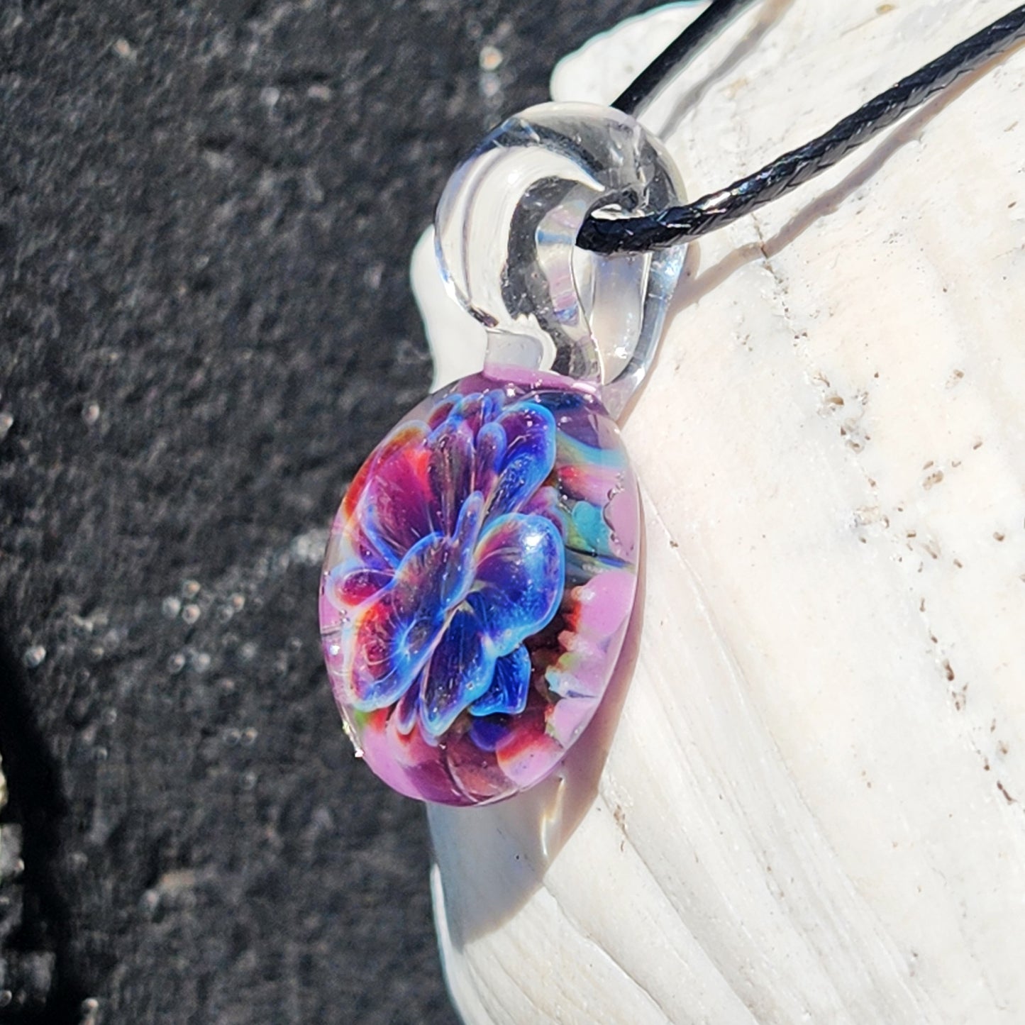 Small Purple Glass Pendant