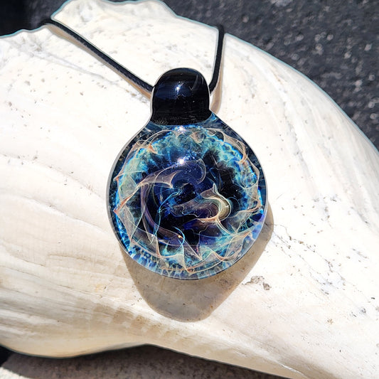 Blown Glass Pendant – One-of-a-Kind Statement Jewelry