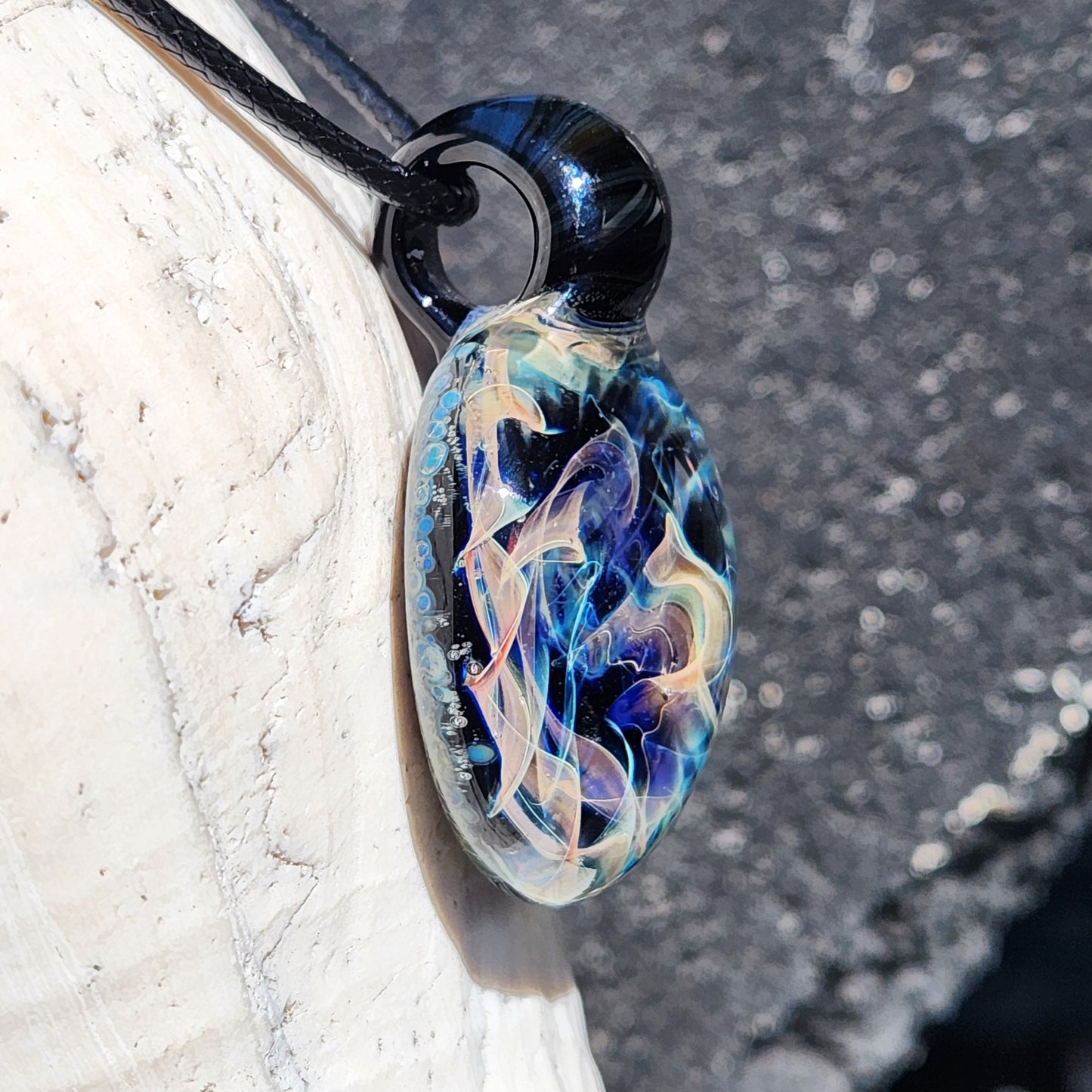 Blown Glass Pendant – One-of-a-Kind Statement Jewelry