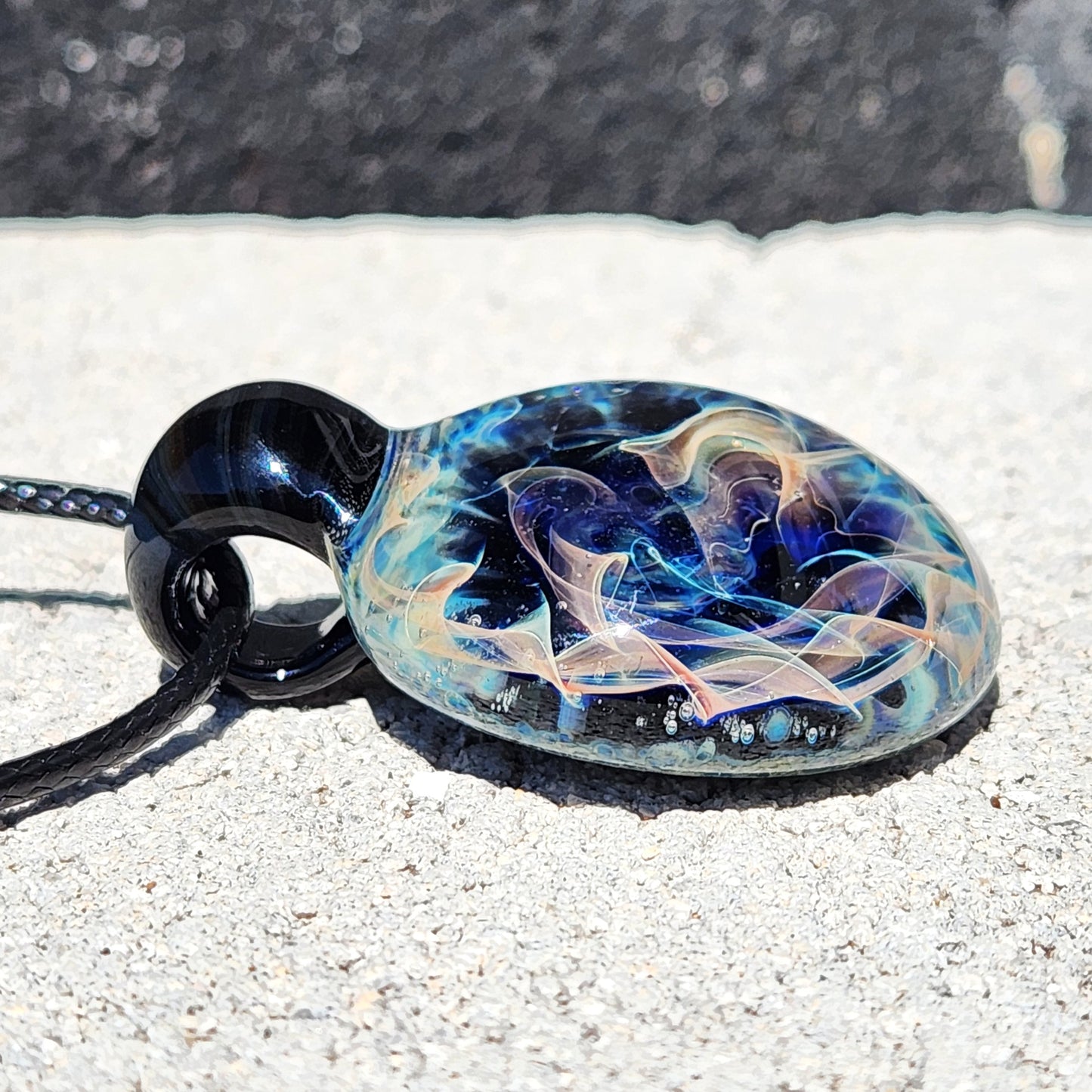Blown Glass Pendant – One-of-a-Kind Statement Jewelry