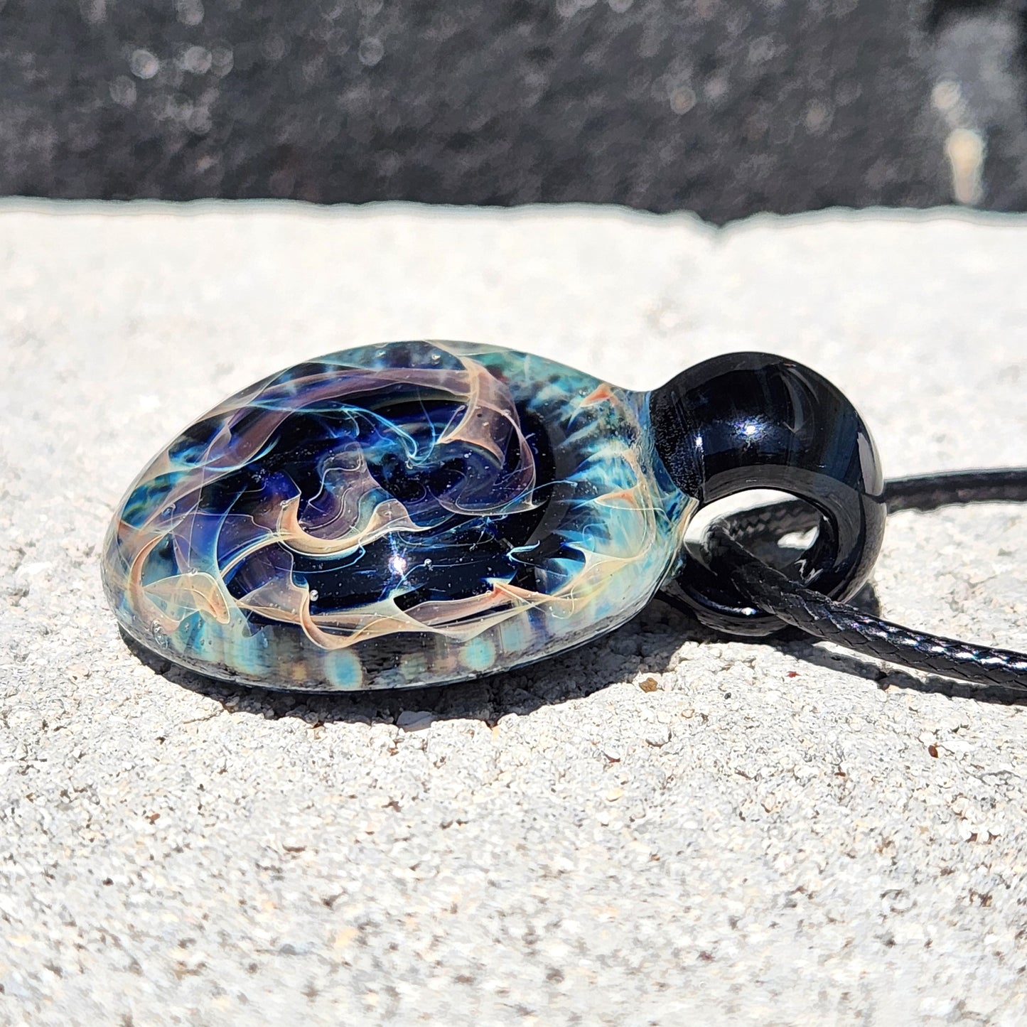 Blown Glass Pendant – One-of-a-Kind Statement Jewelry