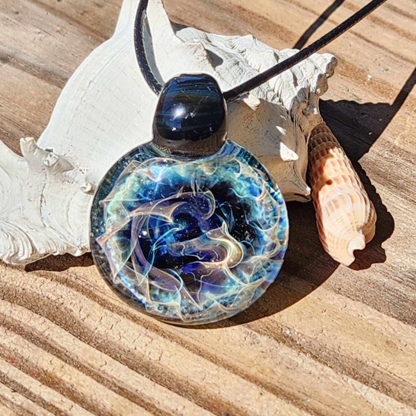 Blown Glass Pendant – One-of-a-Kind Statement Jewelry
