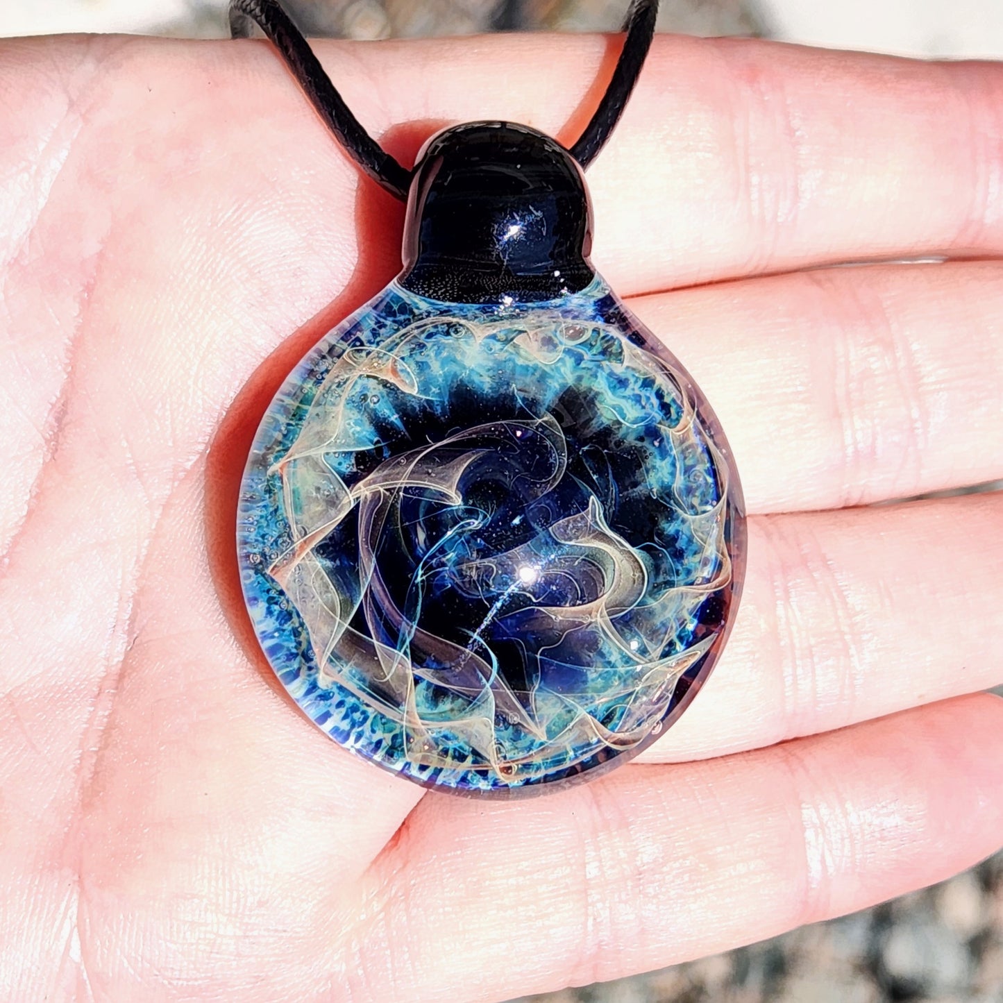 Blown Glass Pendant – One-of-a-Kind Statement Jewelry