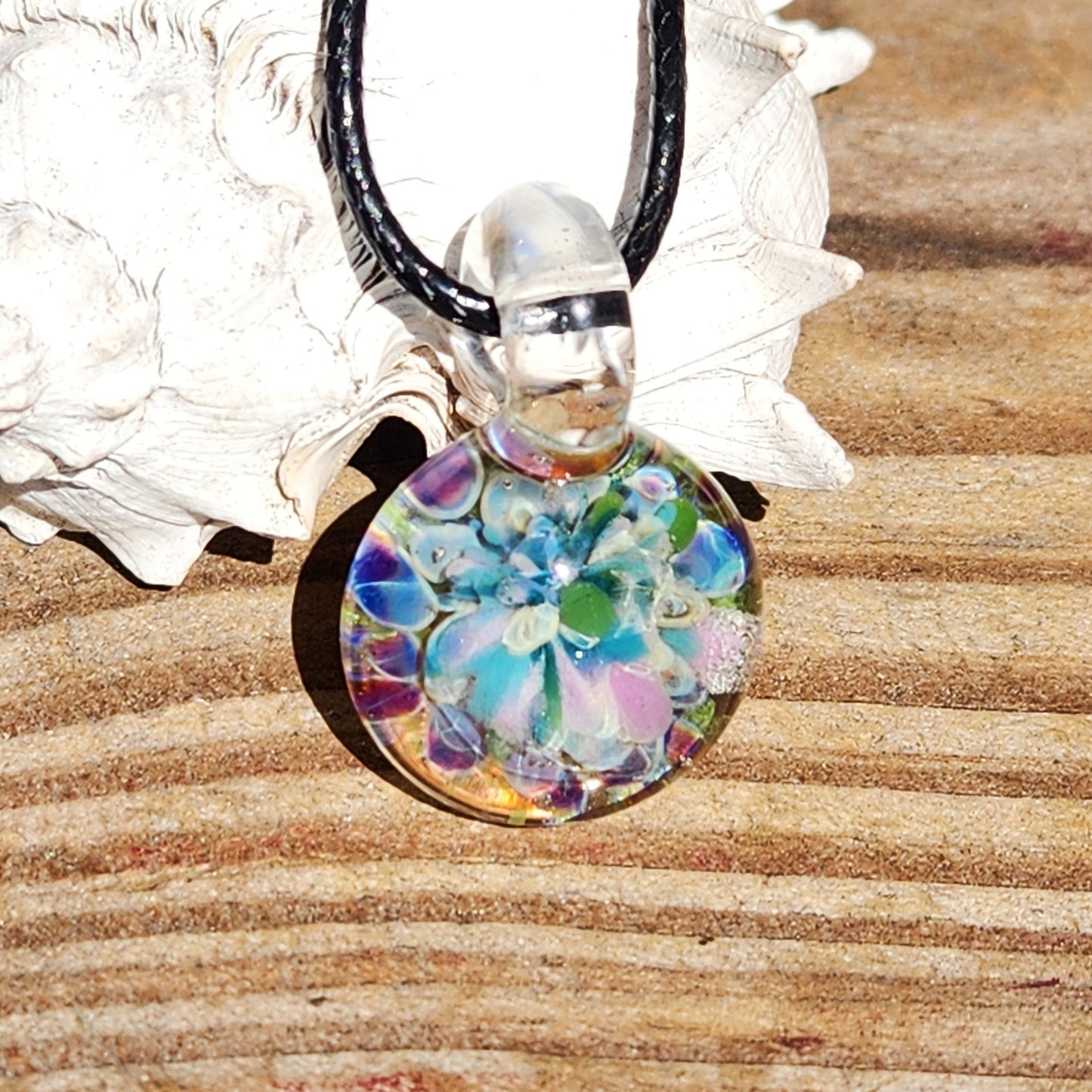 Small Glass Pendant Charm – Handmade Funky Jewelry