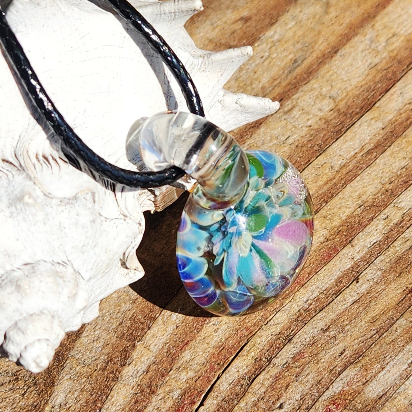 Small Glass Pendant Charm – Handmade Funky Jewelry