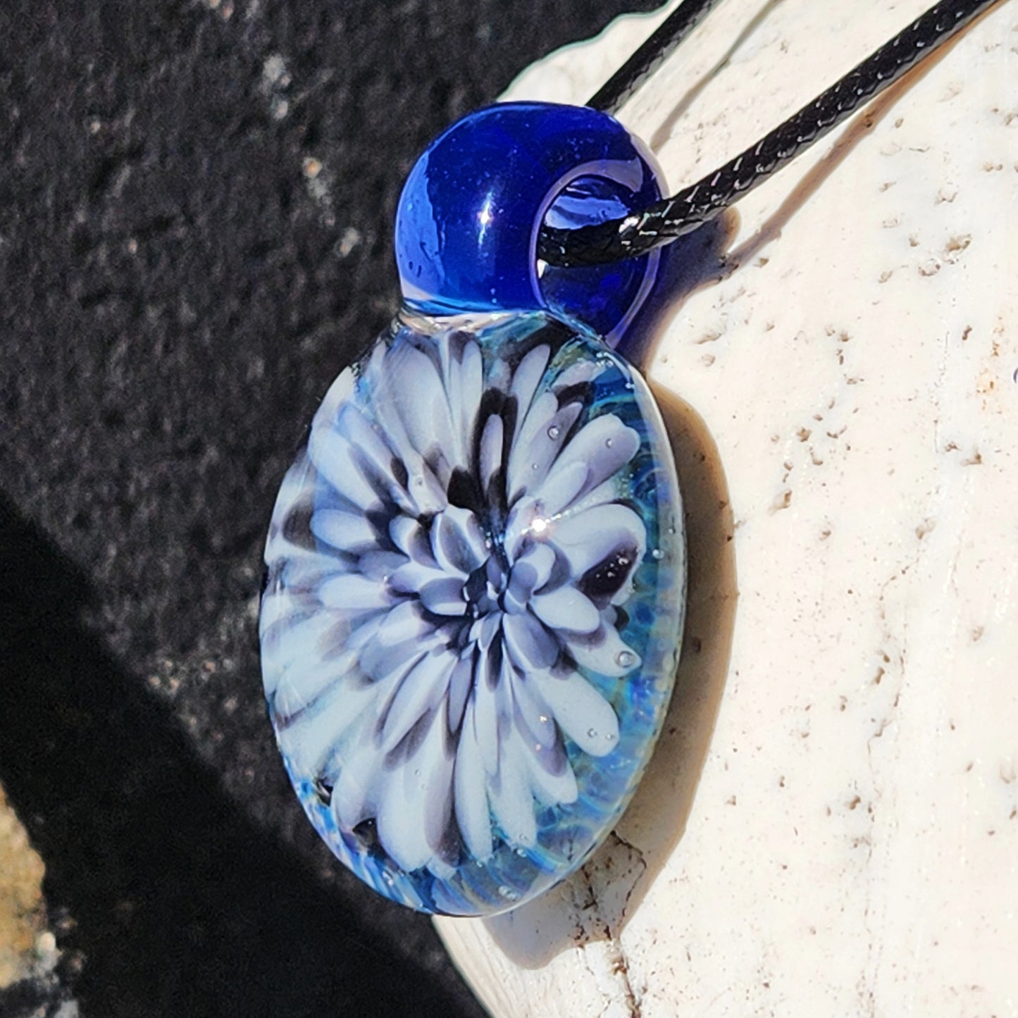 Trippy Glass Pendant - One-of-a-Kind