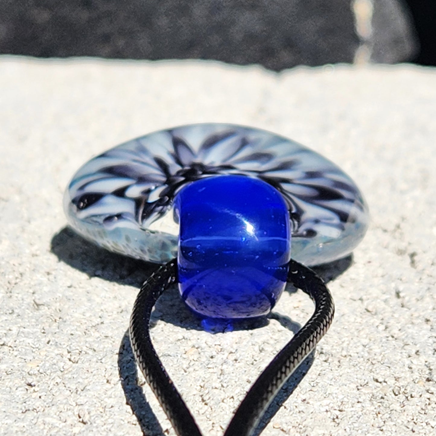 Trippy Glass Pendant - One-of-a-Kind
