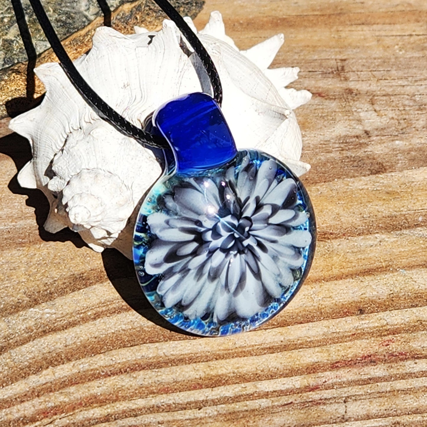 Trippy Glass Pendant - One-of-a-Kind