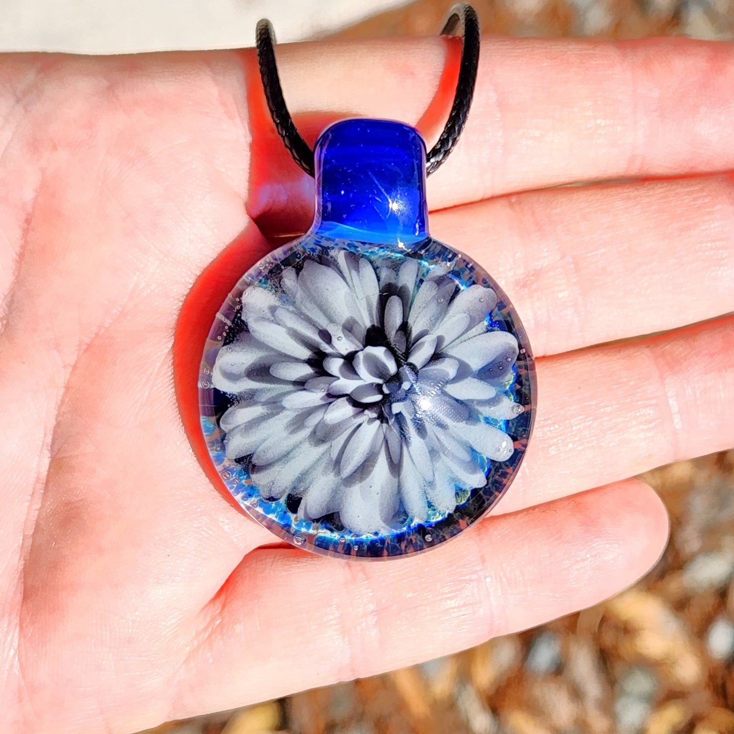 Trippy Glass Pendant - One-of-a-Kind