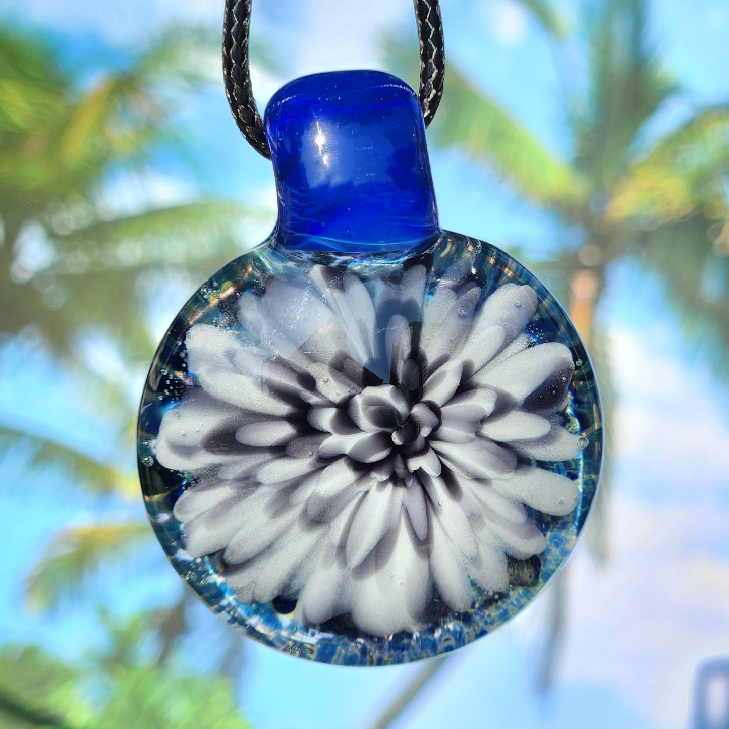 Trippy Glass Pendant - One-of-a-Kind