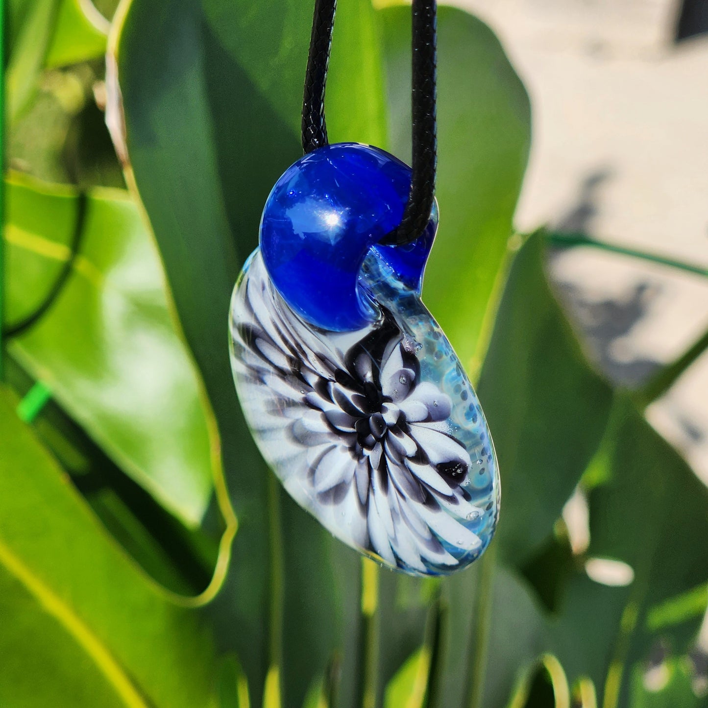 Trippy Glass Pendant - One-of-a-Kind