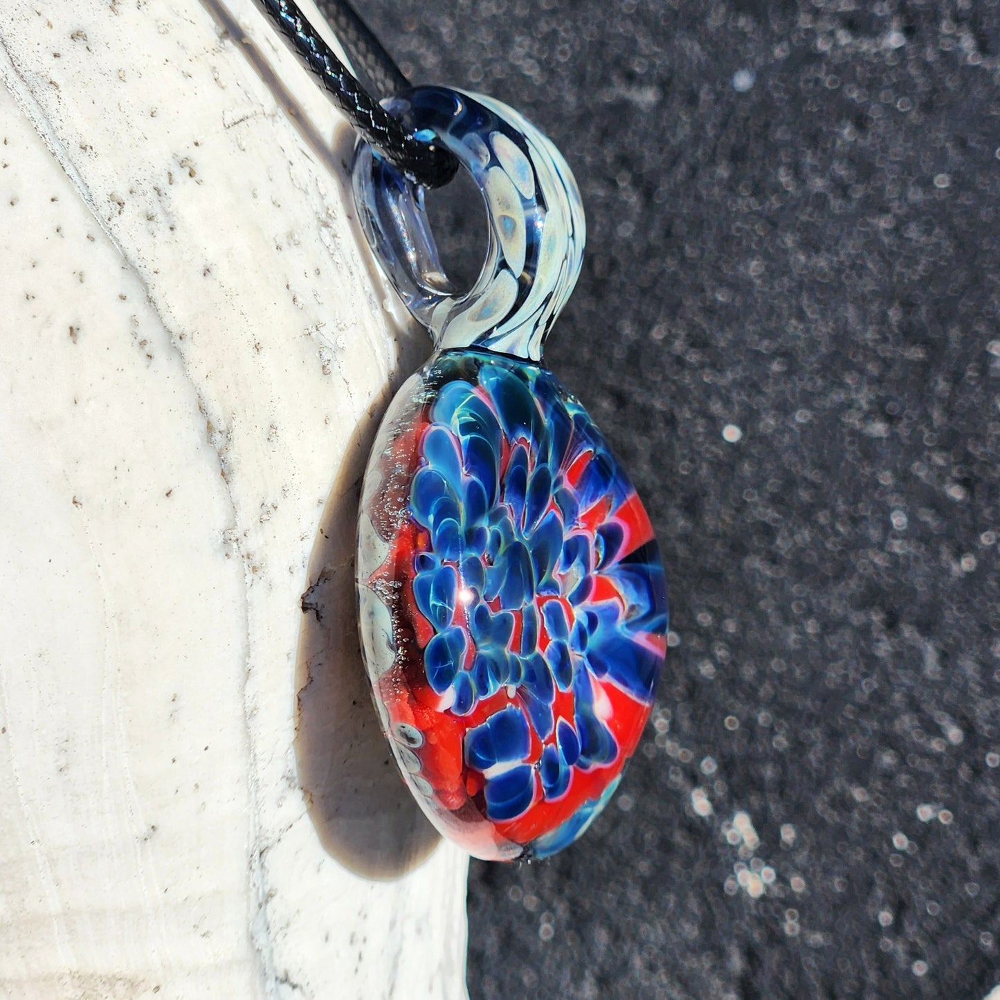 Glass Pendant Necklace - Unique Handcrafted Jewelry