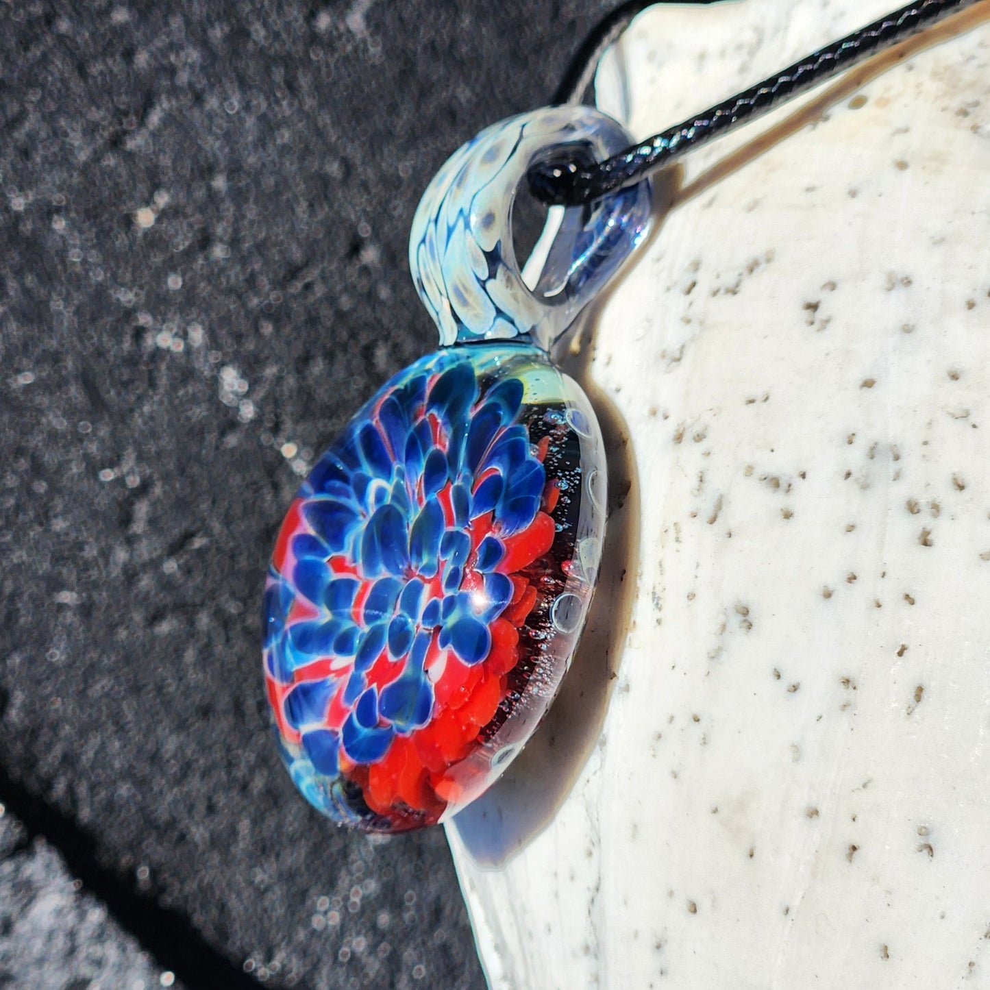 Glass Pendant Necklace - Unique Handcrafted Jewelry