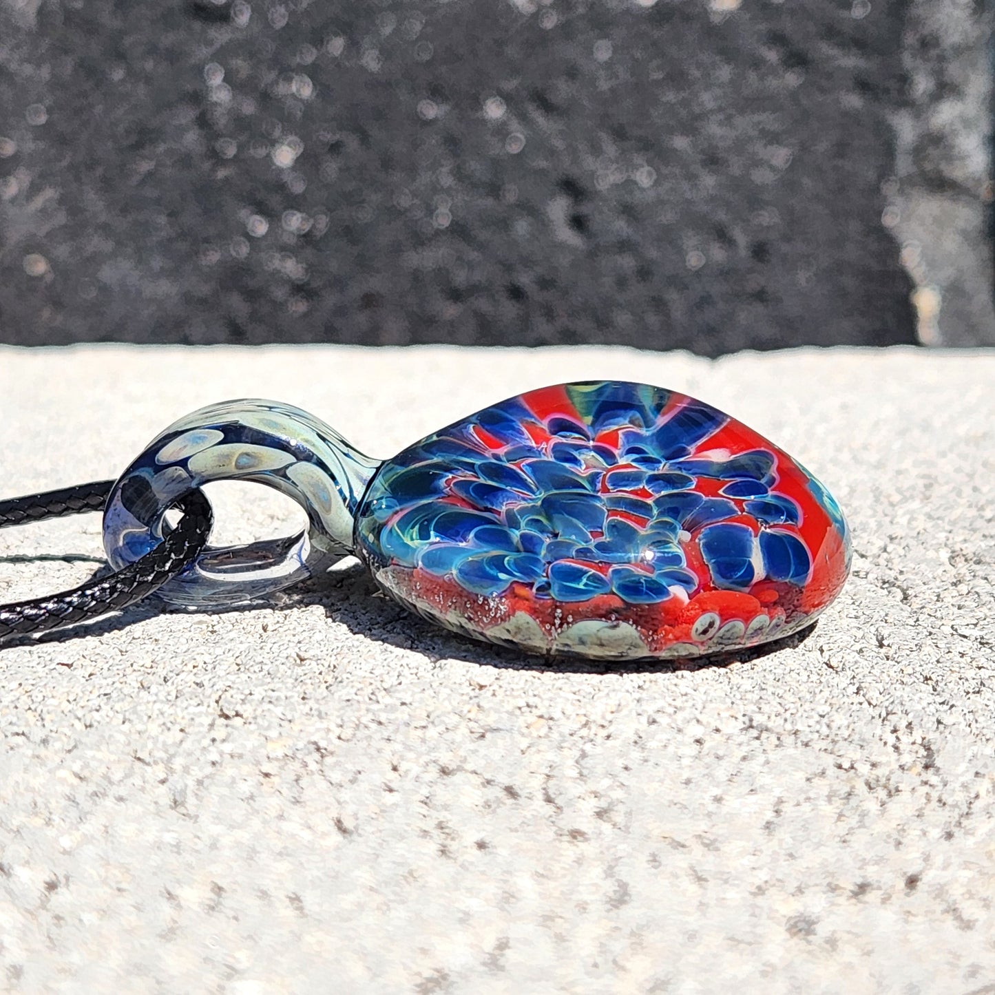 Glass Pendant Necklace - Unique Handcrafted Jewelry