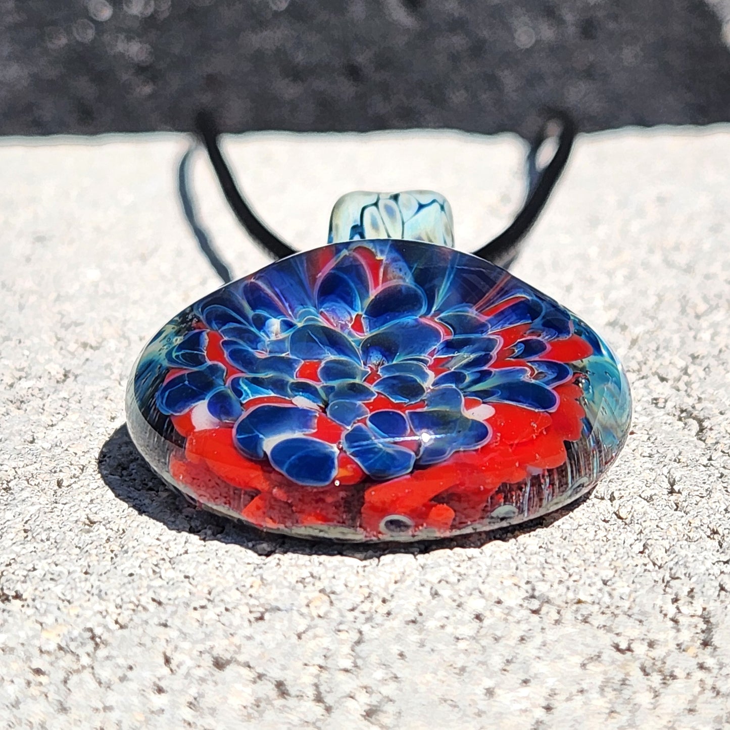 Glass Pendant Necklace - Unique Handcrafted Jewelry