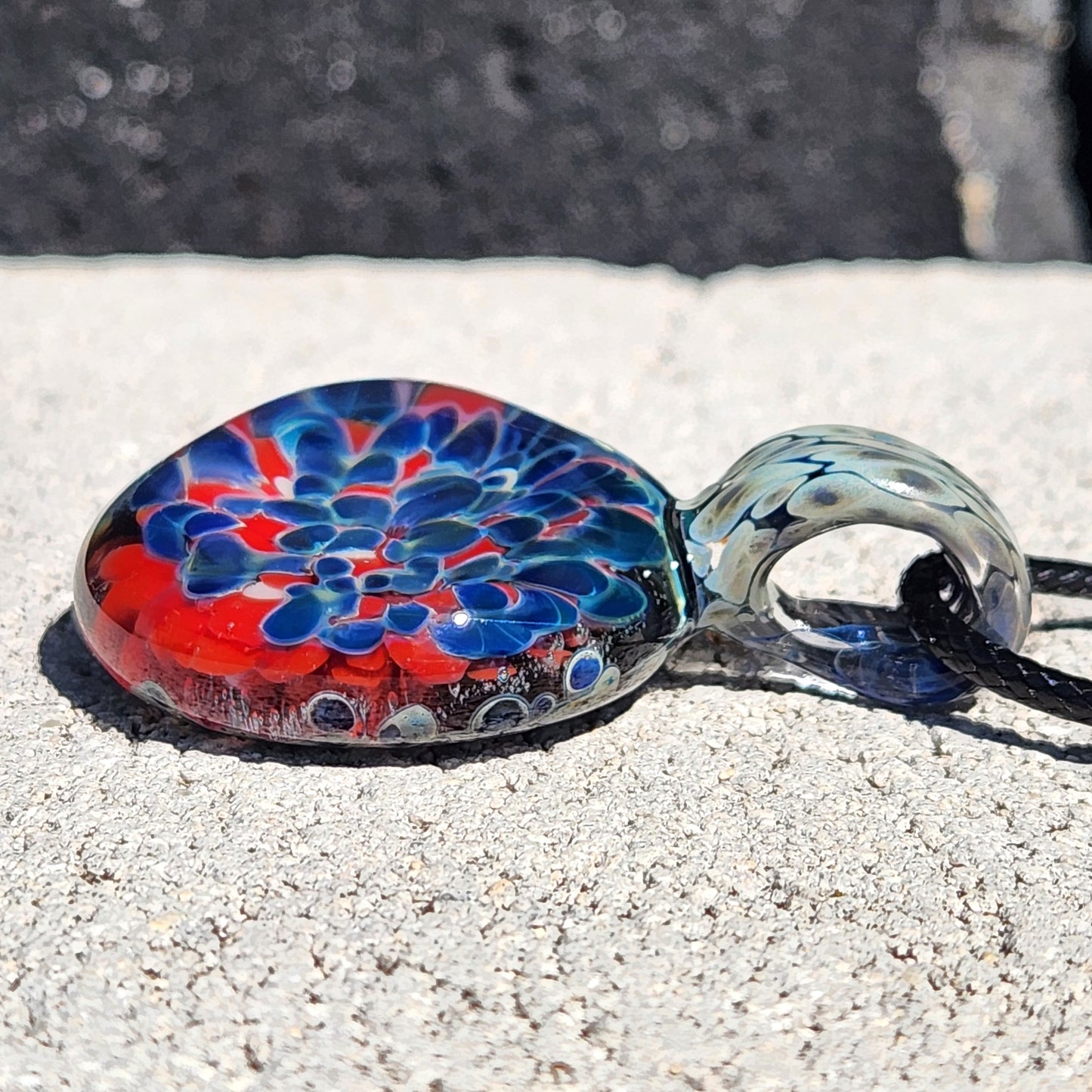 Glass Pendant Necklace - Unique Handcrafted Jewelry