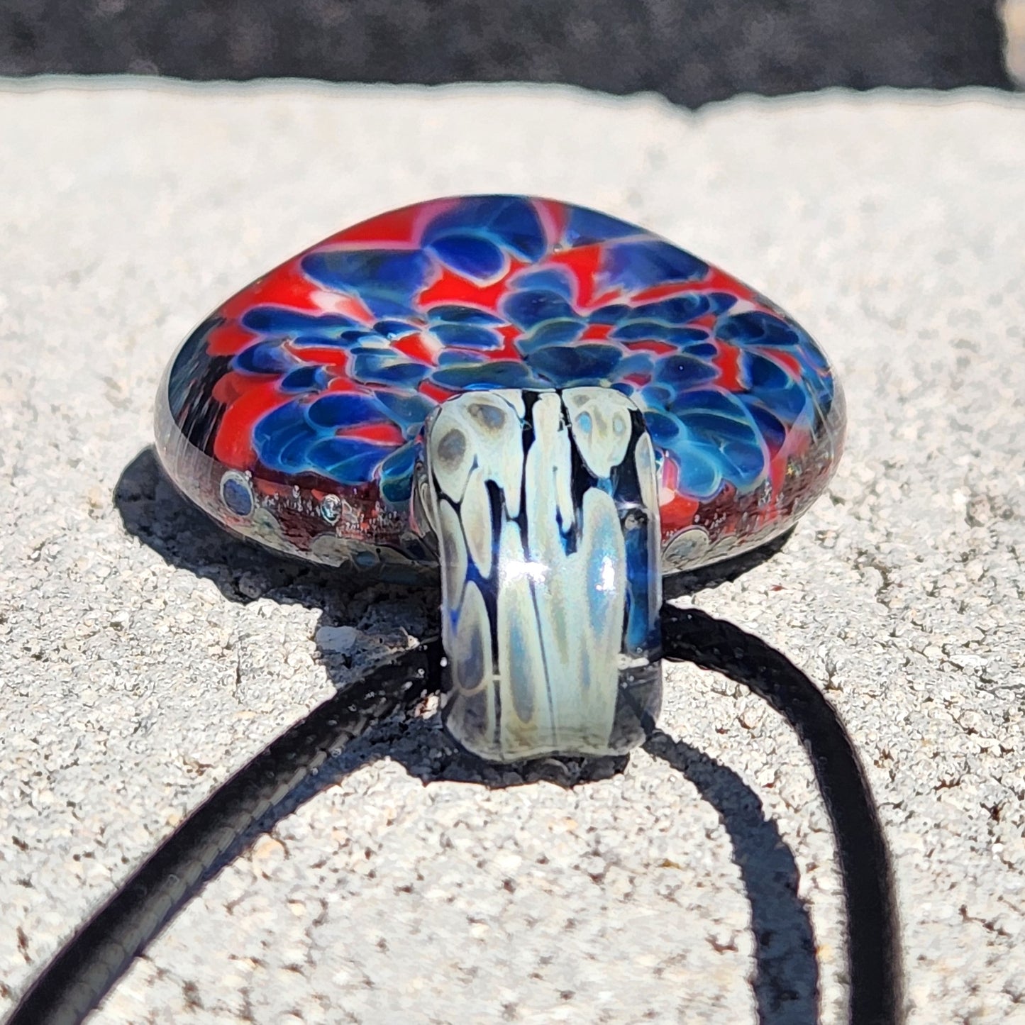 Glass Pendant Necklace - Unique Handcrafted Jewelry