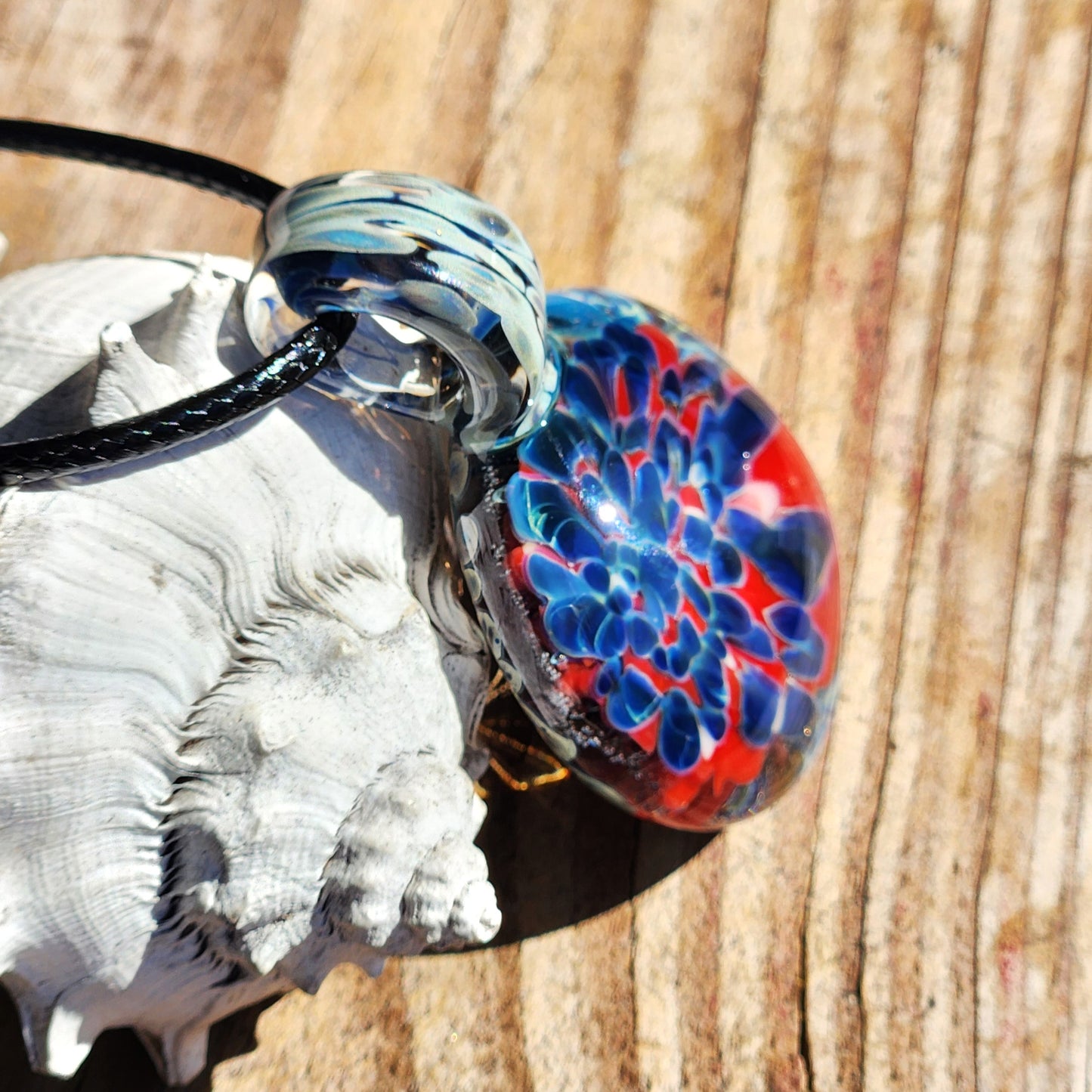 Glass Pendant Necklace - Unique Handcrafted Jewelry
