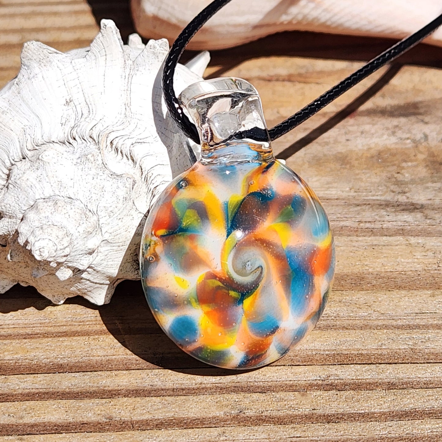 Handmade Pendant Necklace – Unique Glass Jewelry