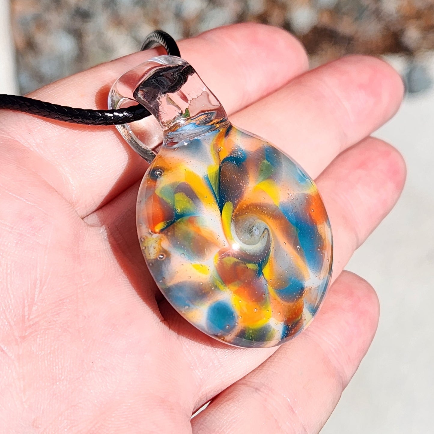 Handmade Pendant Necklace – Unique Glass Jewelry