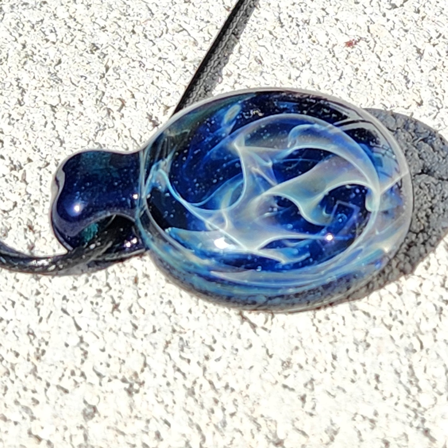 Blown Glass Necklace Jewelry Handmade DragonFireGlass