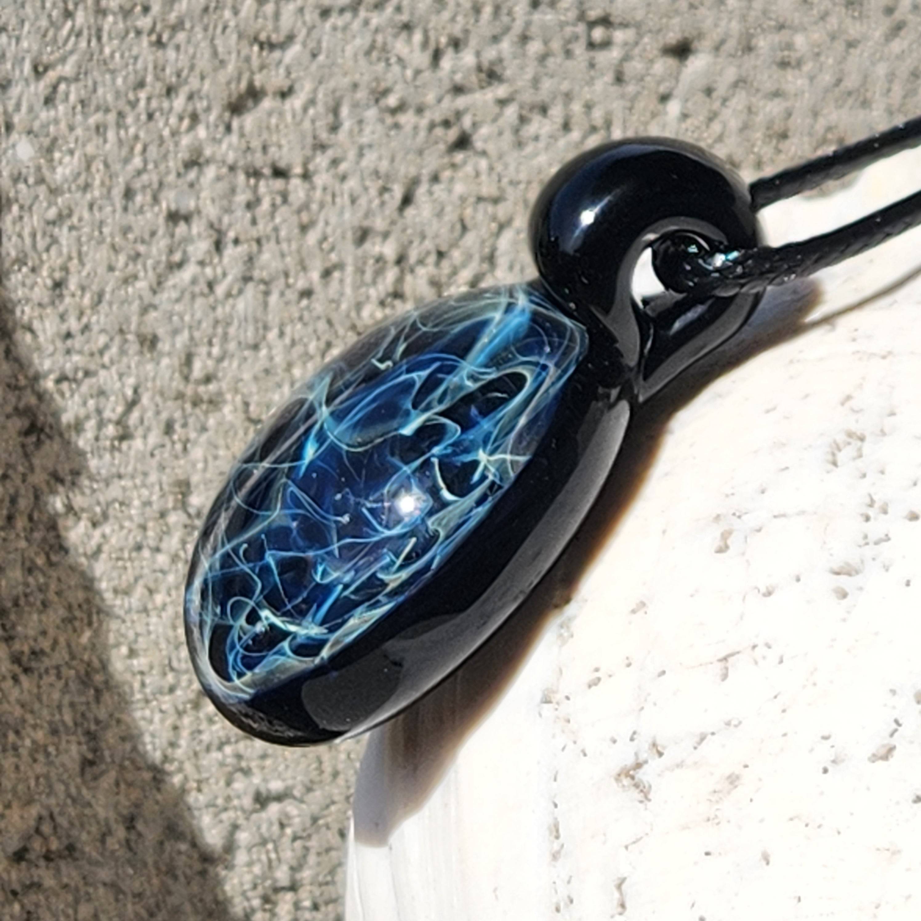 Midcentury Caged Murano Glass Pendant Light | Chairish