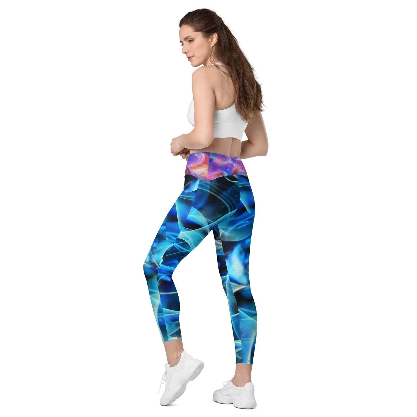 Galaxy Inspired Leggings with pockets DragonFireGlass