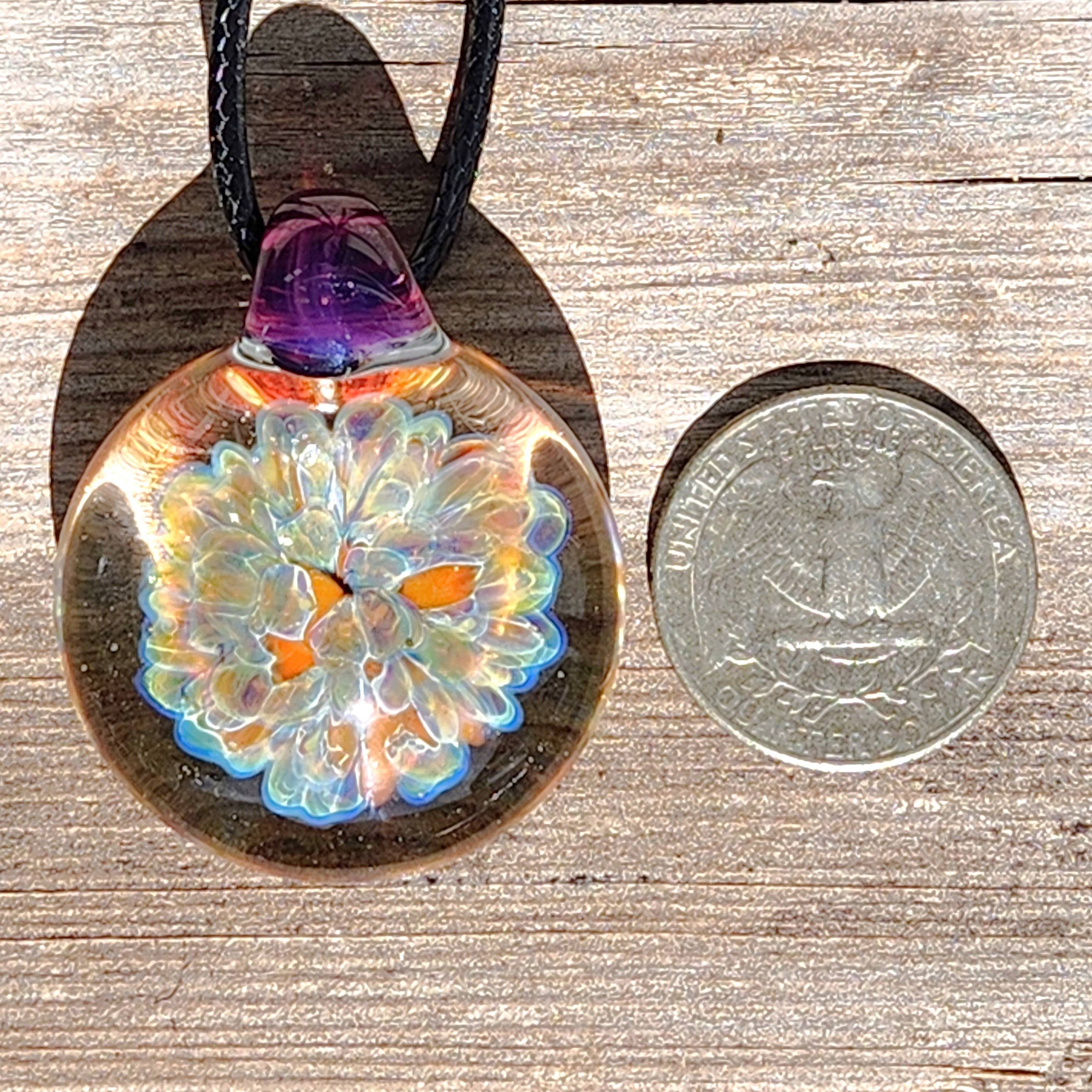 Handmade glass outlets pendant