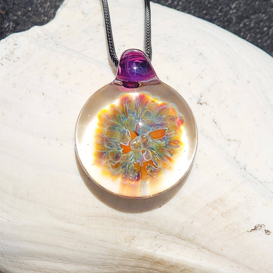 Handmade Blown Glass Pendant: Captivating Borosilicate Jewelry Designs DragonFireGlass