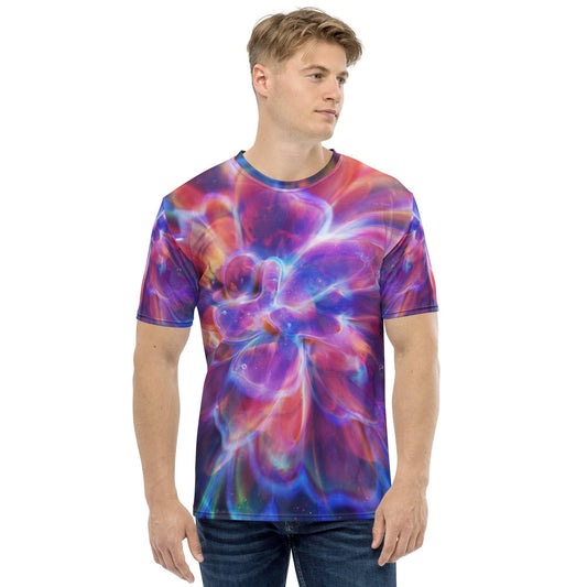 Men's t-shirt Rainbow Rhapsody by Dragonfire Glass DragonFireGlass